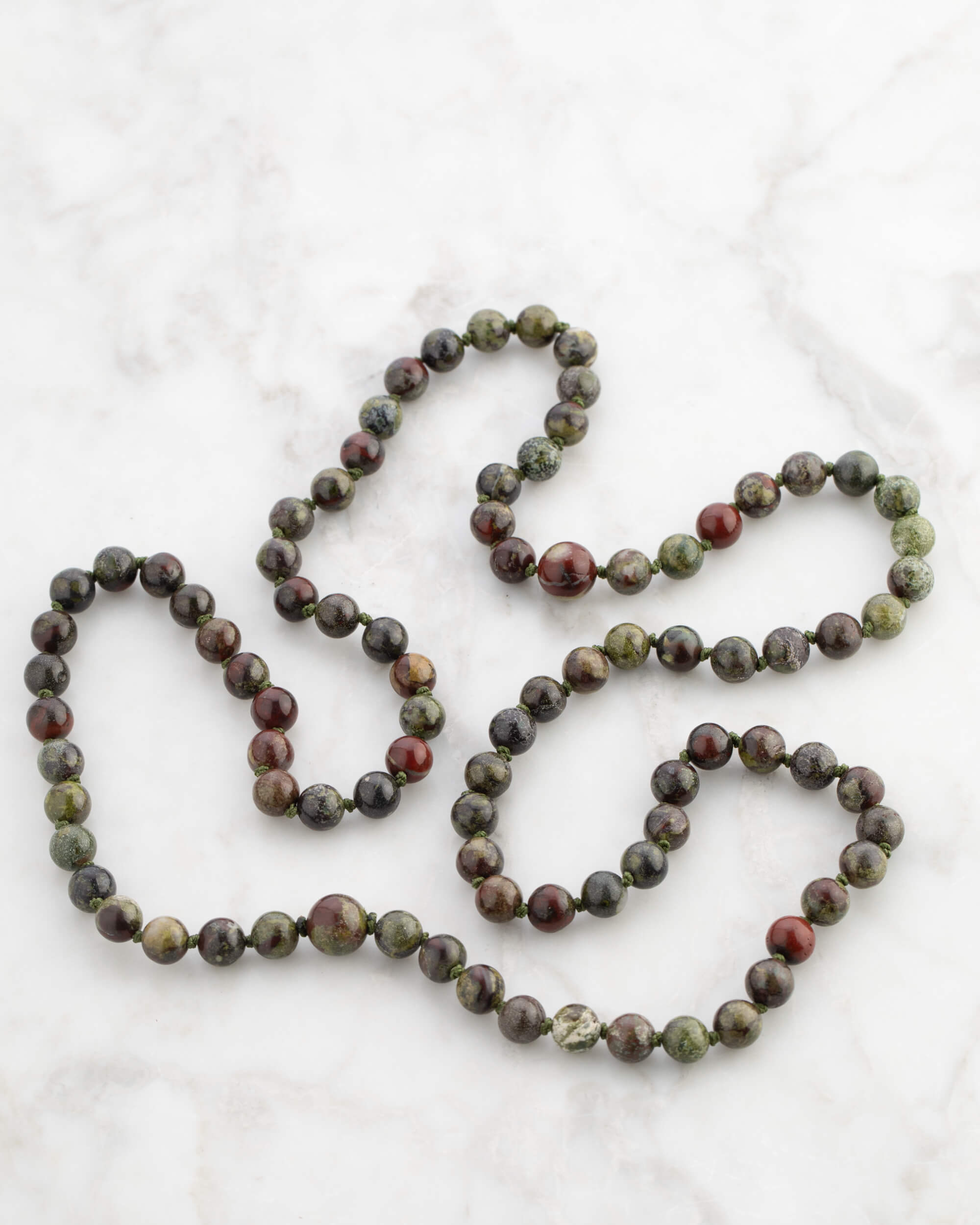 Codificador Doble de Jaspe Sangre de Dragón (8 mm)