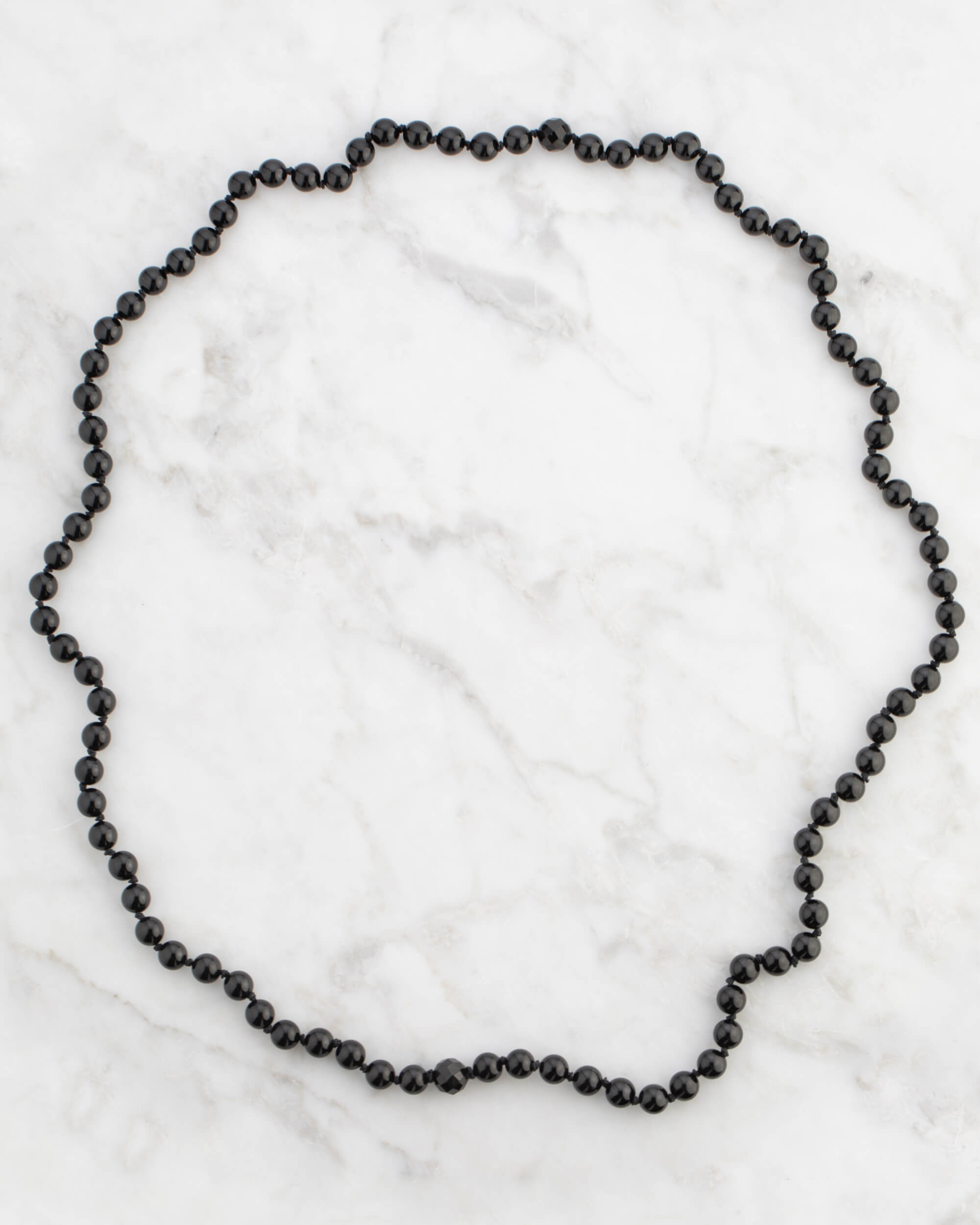 Codificador Doble Turmalina Negra 90 Cuentas - Protección y Raíz (Agesta)