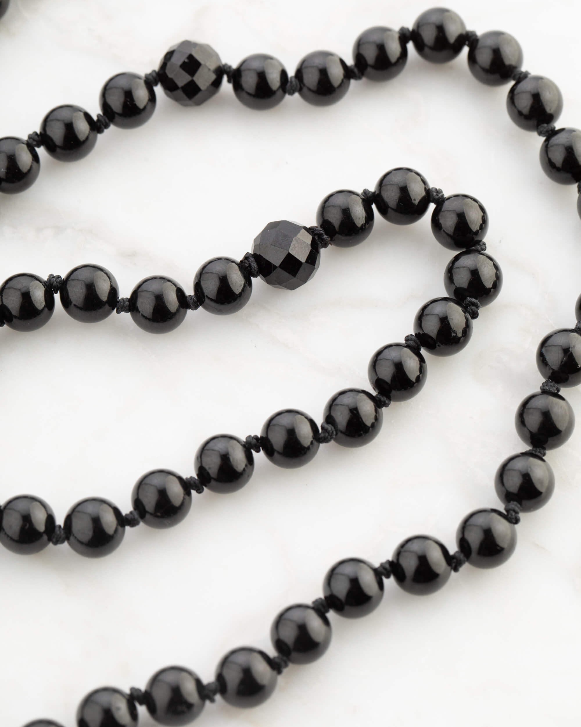 Codificador Doble Turmalina Negra 90 Cuentas - Protección y Raíz (Agesta)