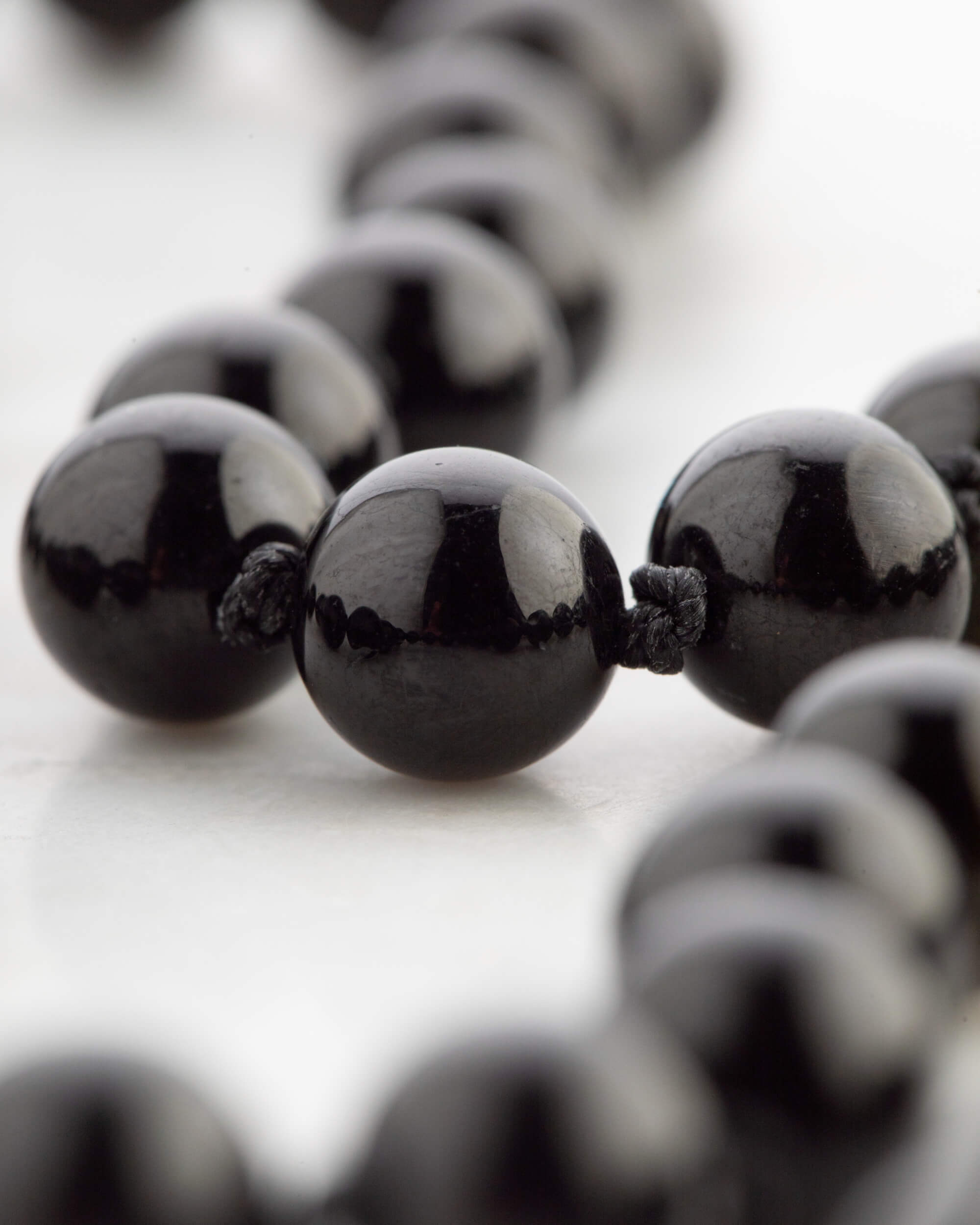 Codificador Doble Turmalina Negra 90 Cuentas - Protección y Raíz (Agesta)