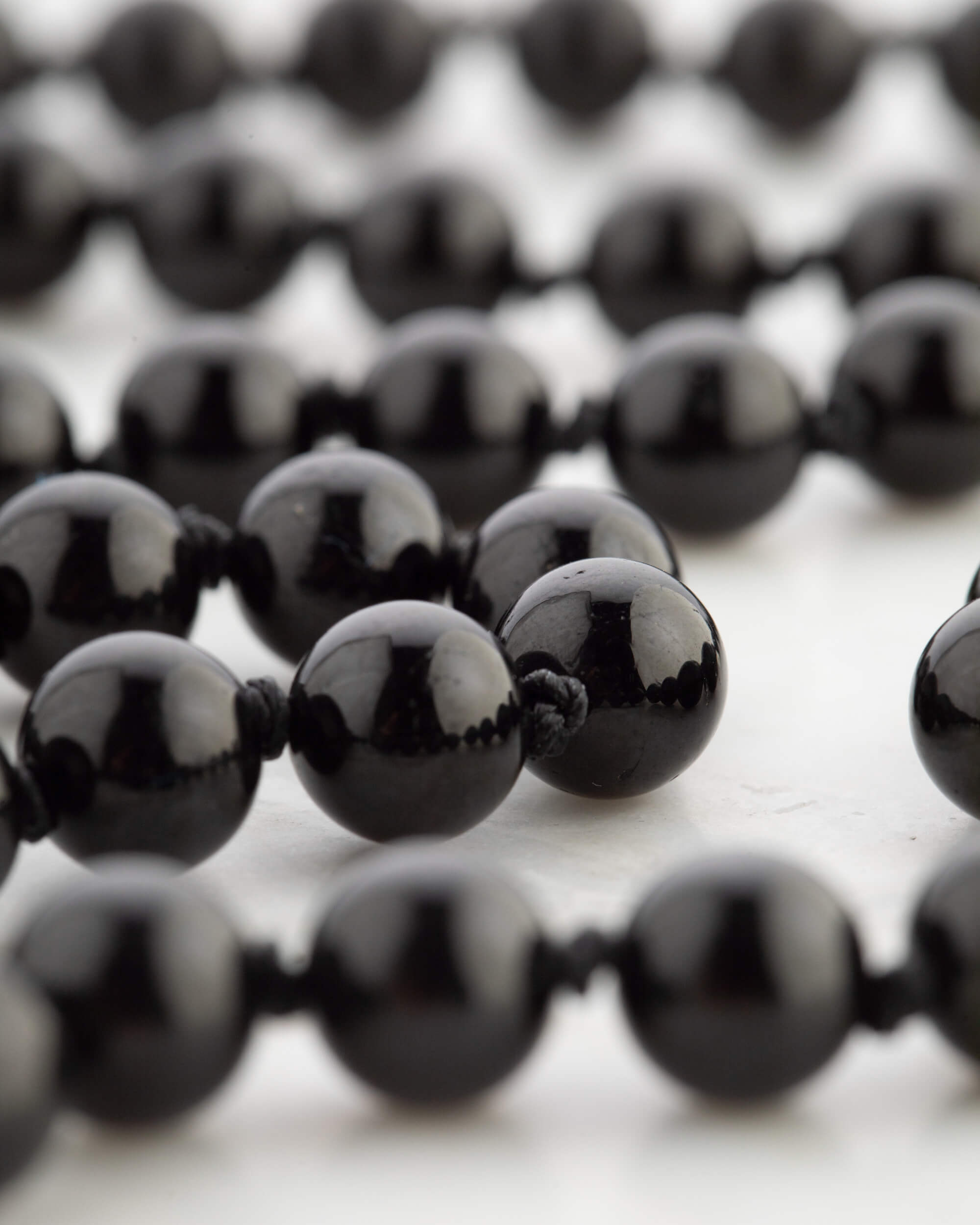 Codificador Doble Turmalina Negra 90 Cuentas - Protección y Raíz (Agesta)