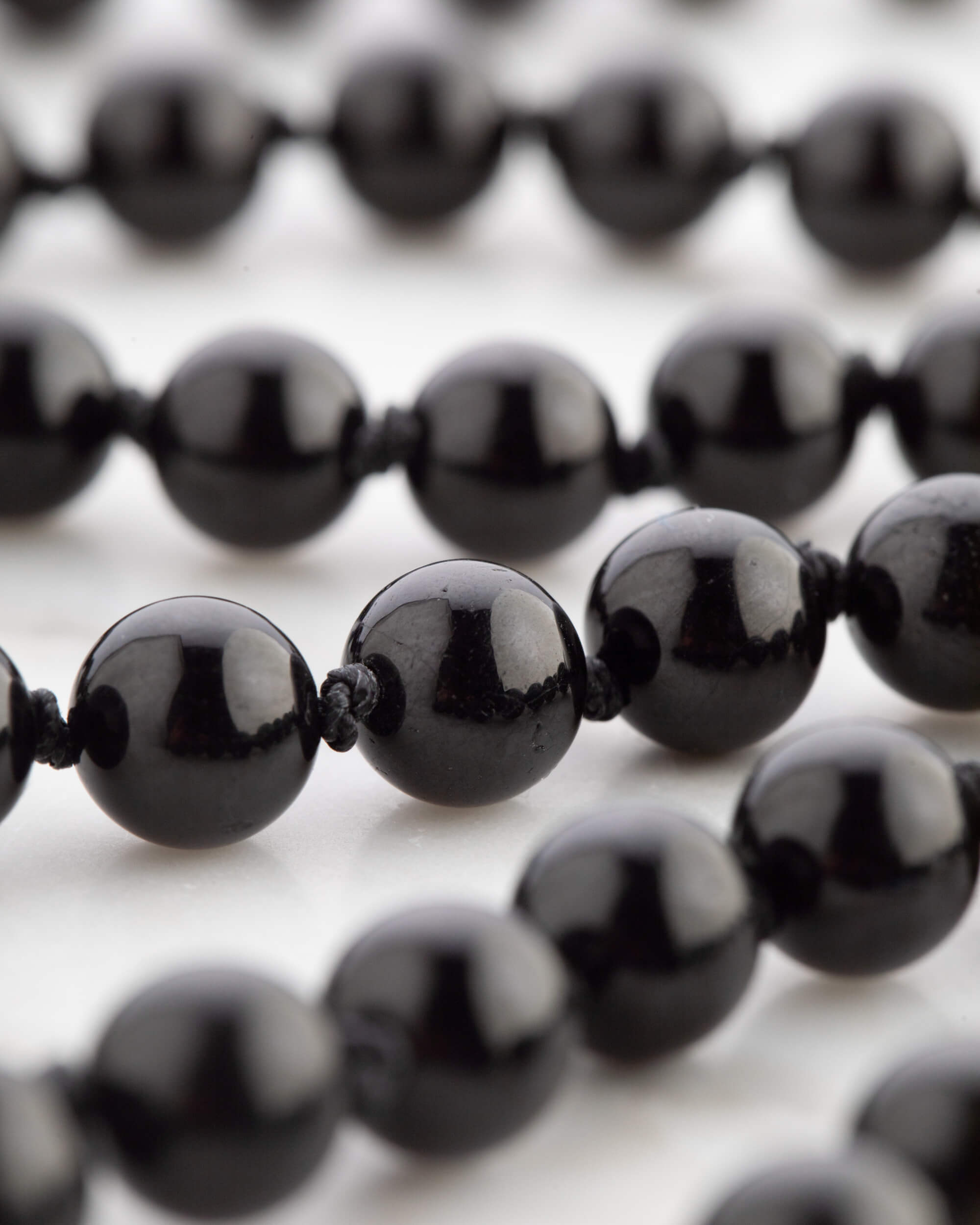 Codificador Doble Turmalina Negra 90 Cuentas - Protección y Raíz (Agesta)