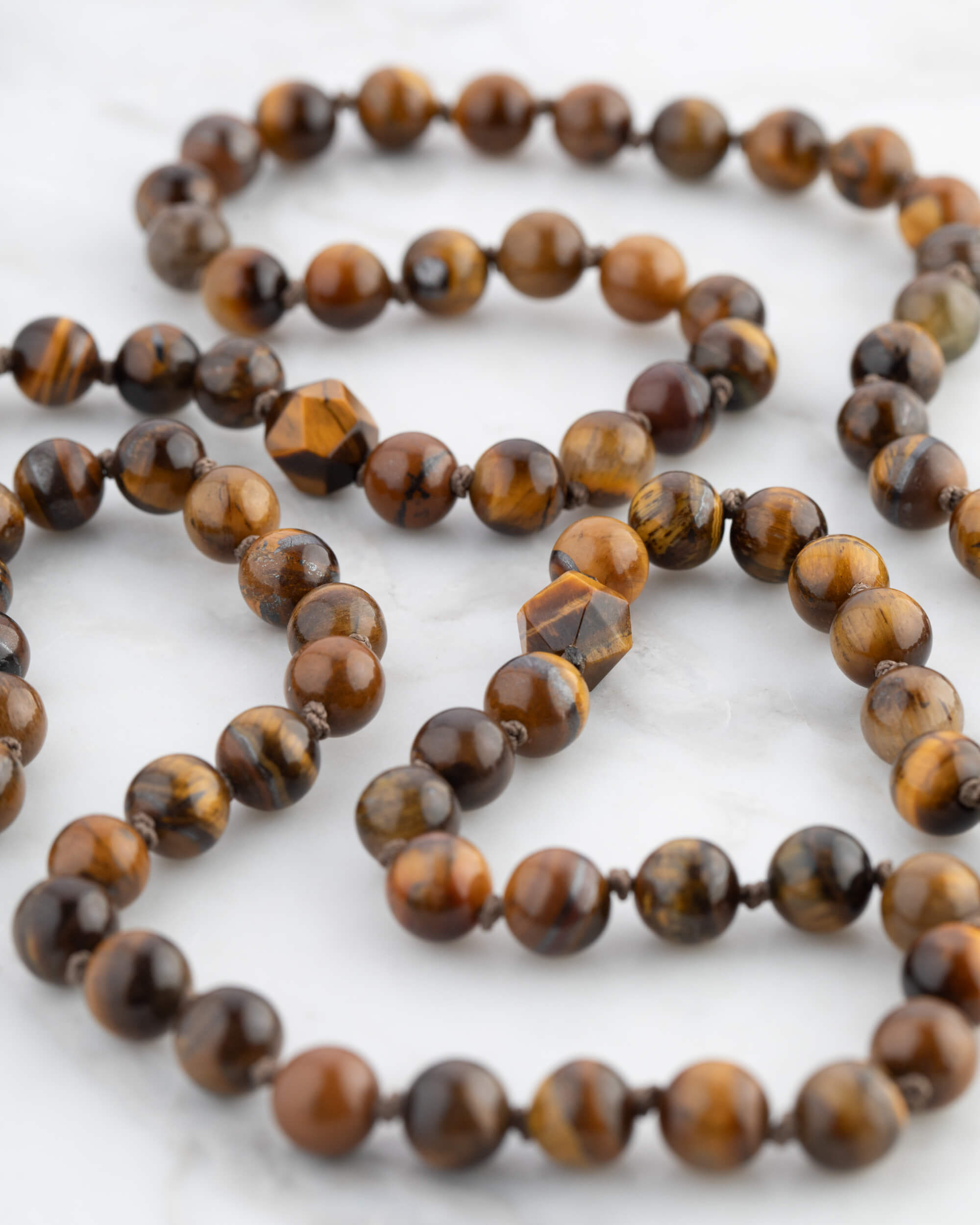 Codificador Doble Ojo de Tigre 90 Cuentas - Protección y Claridad (Agesta)