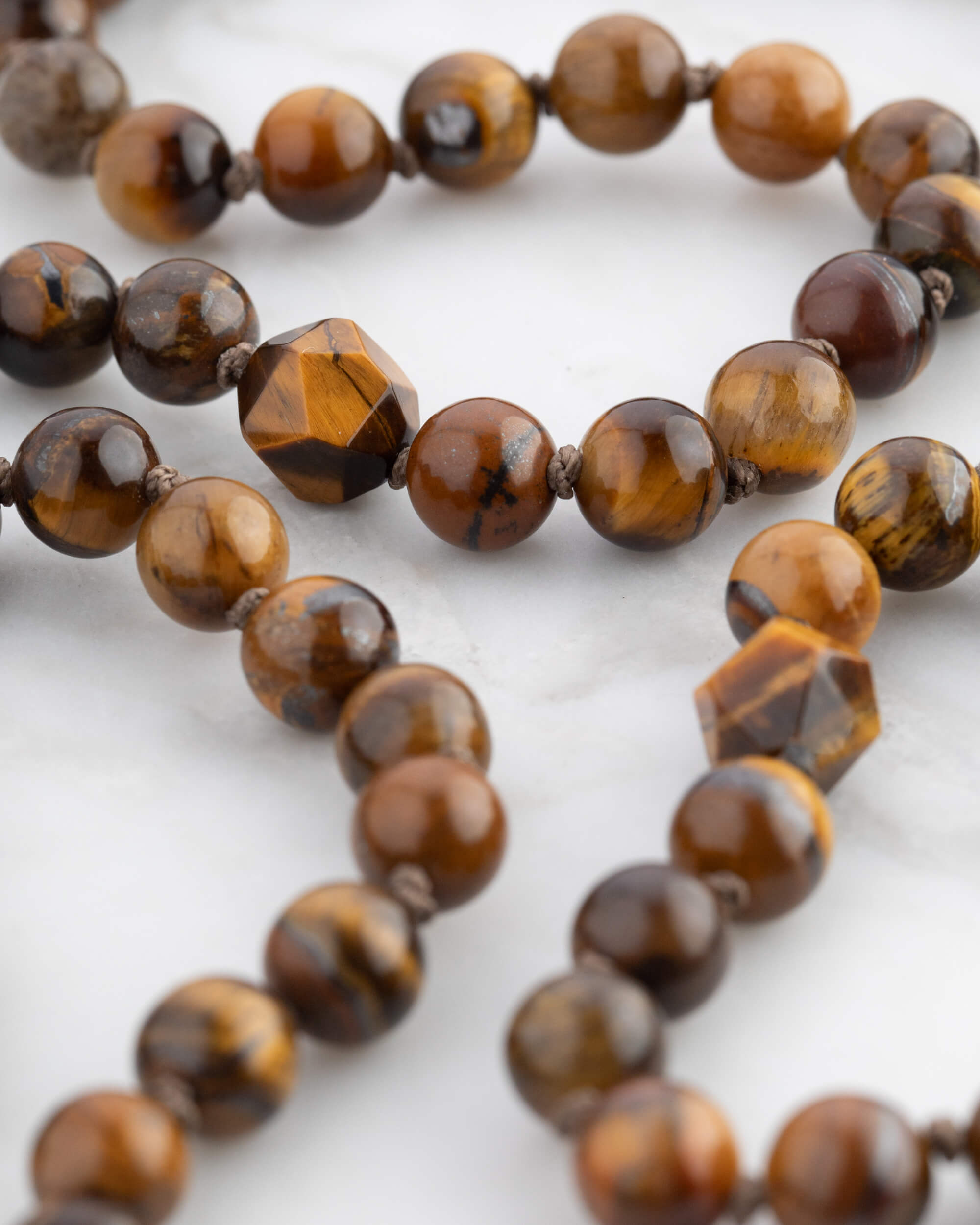 Codificador Doble Ojo de Tigre 90 Cuentas - Protección y Claridad (Agesta)