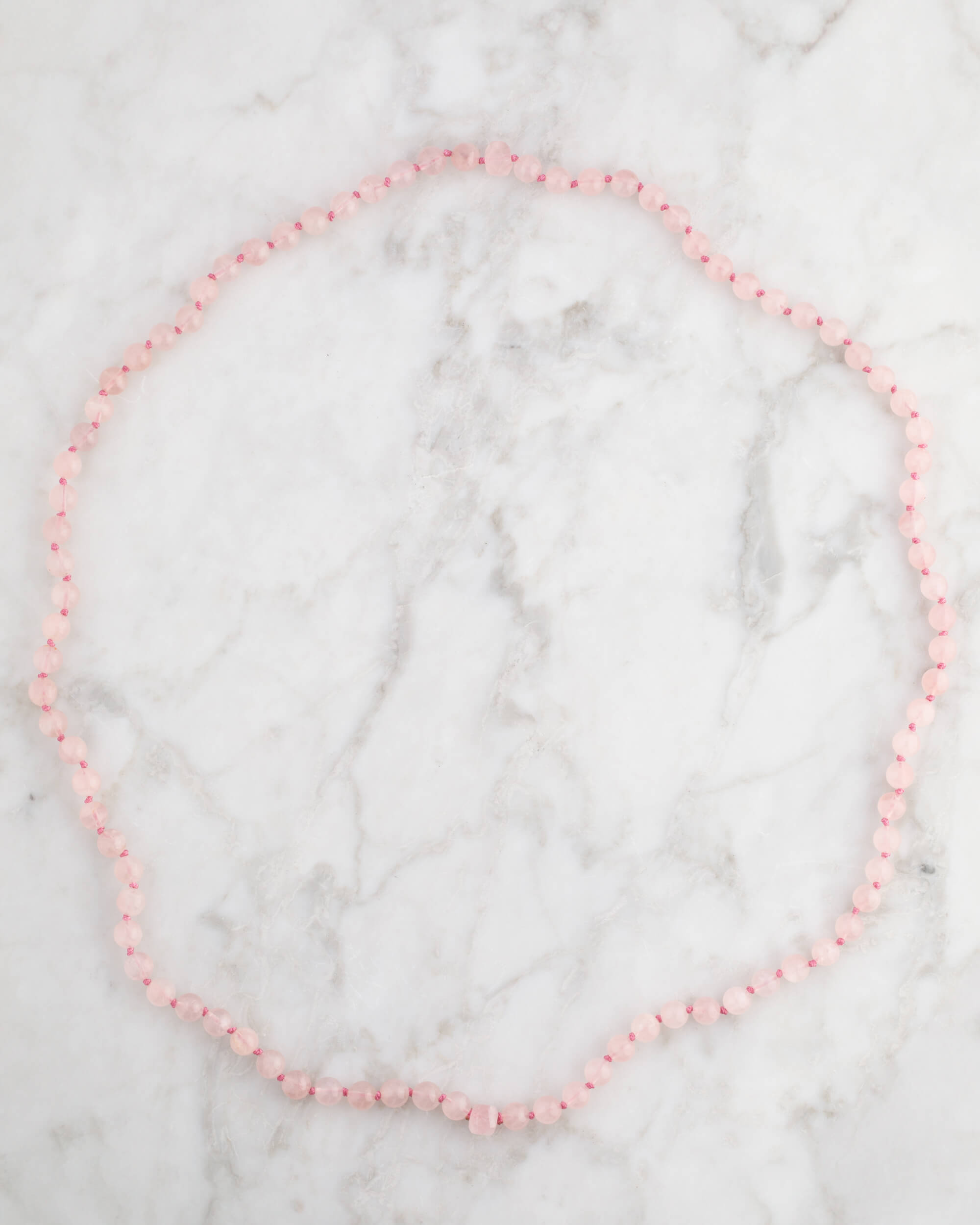 Codificador Doble Cuarzo Rosa 90 Cuentas - Amor y Ternura (Agesta)