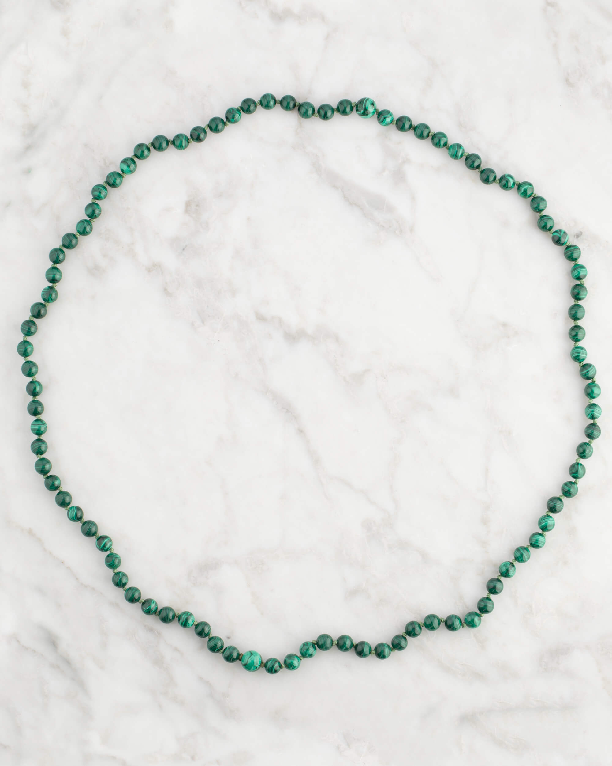 Codificador Doble Malaquita 90 Cuentas - Fuerza y Transformación (Agesta)