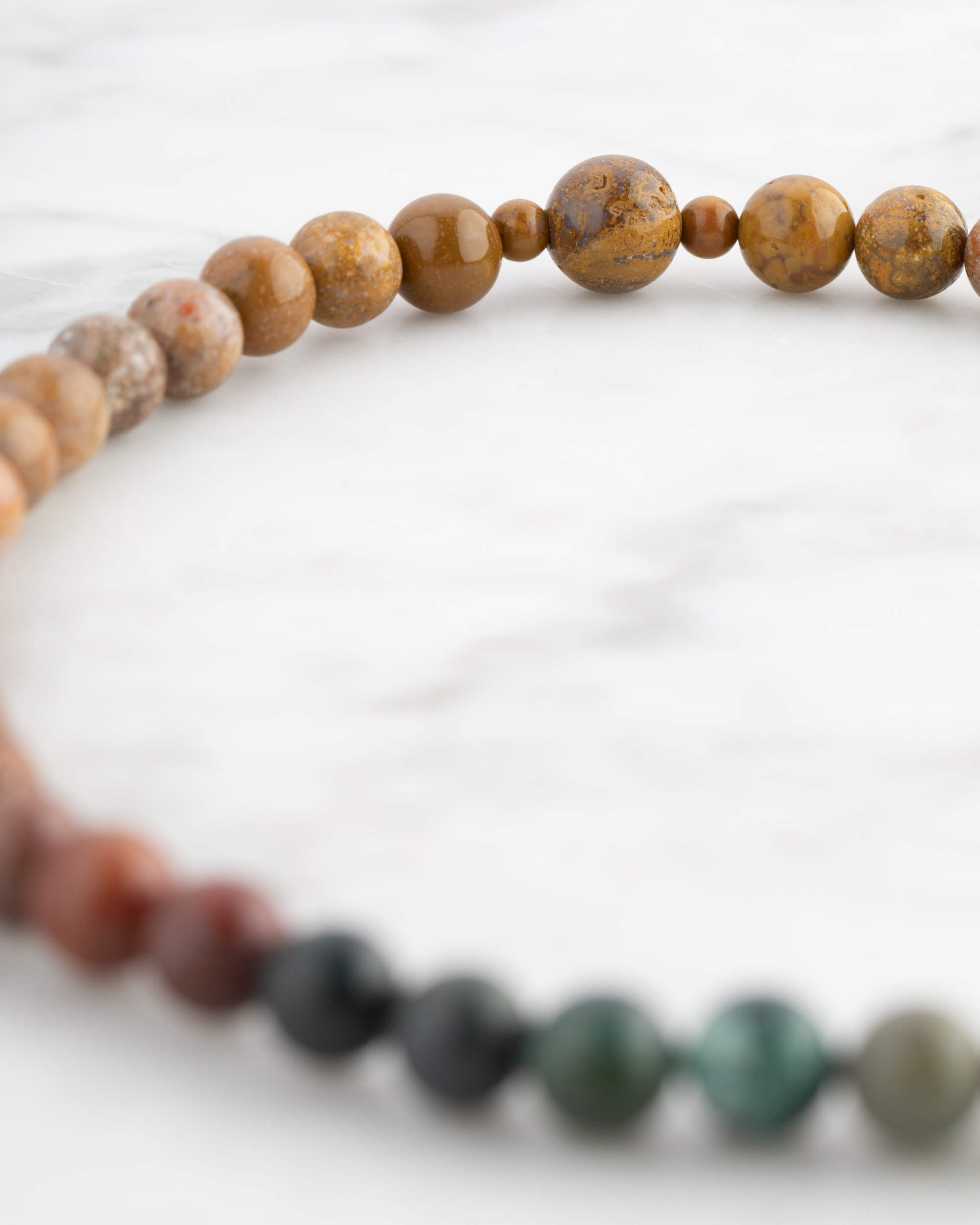 Codificador de Mano Jaspe Oceánico 34 cm - Arraigo y Calma (Agesta)