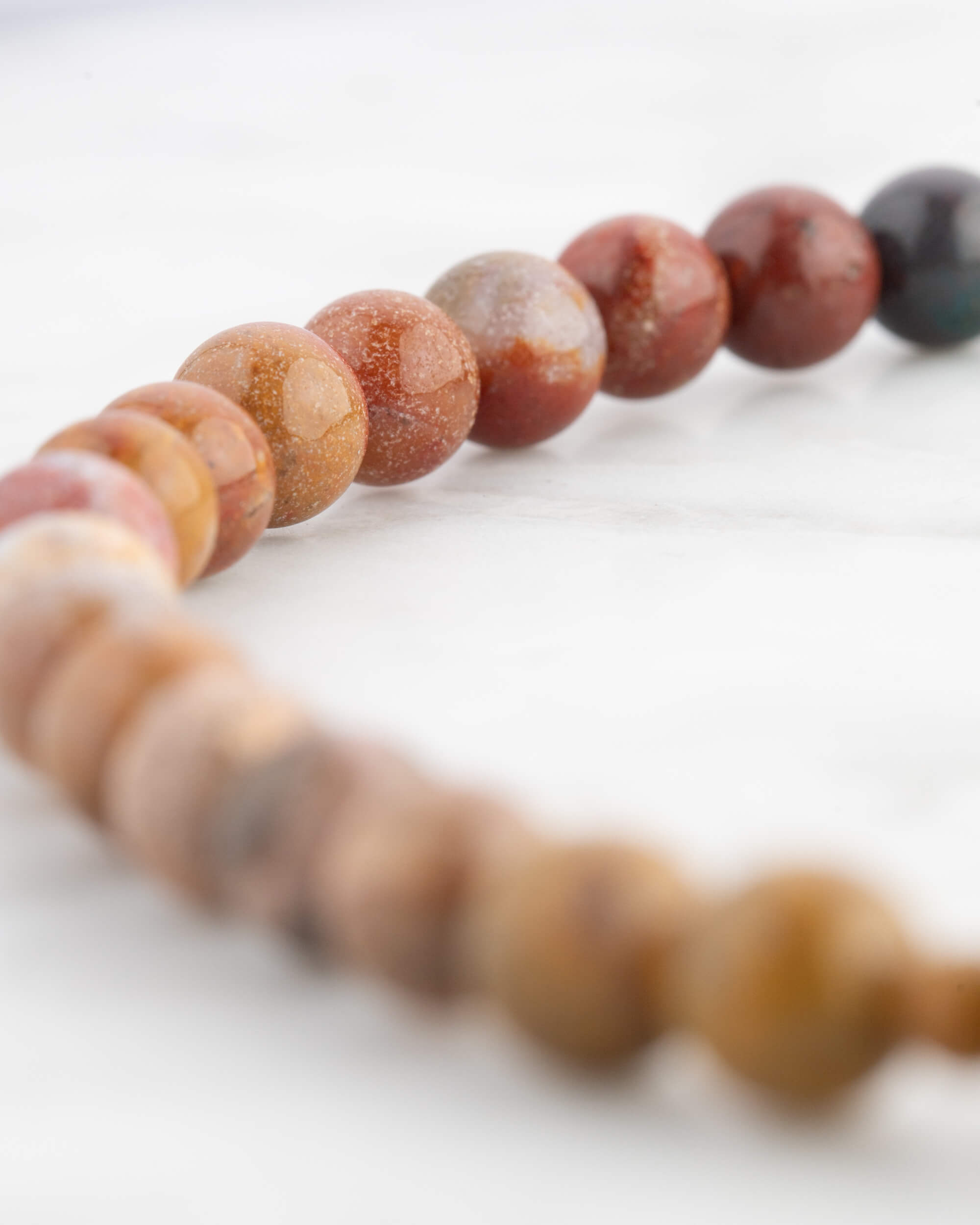 Codificador de Mano Jaspe Oceánico 34 cm - Arraigo y Calma (Agesta)