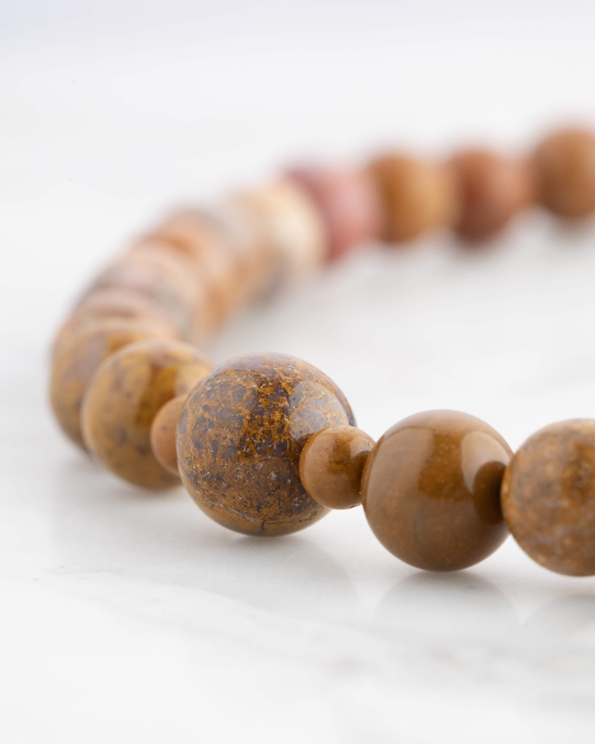 Codificador de Mano Jaspe Oceánico 34 cm - Arraigo y Calma (Agesta)