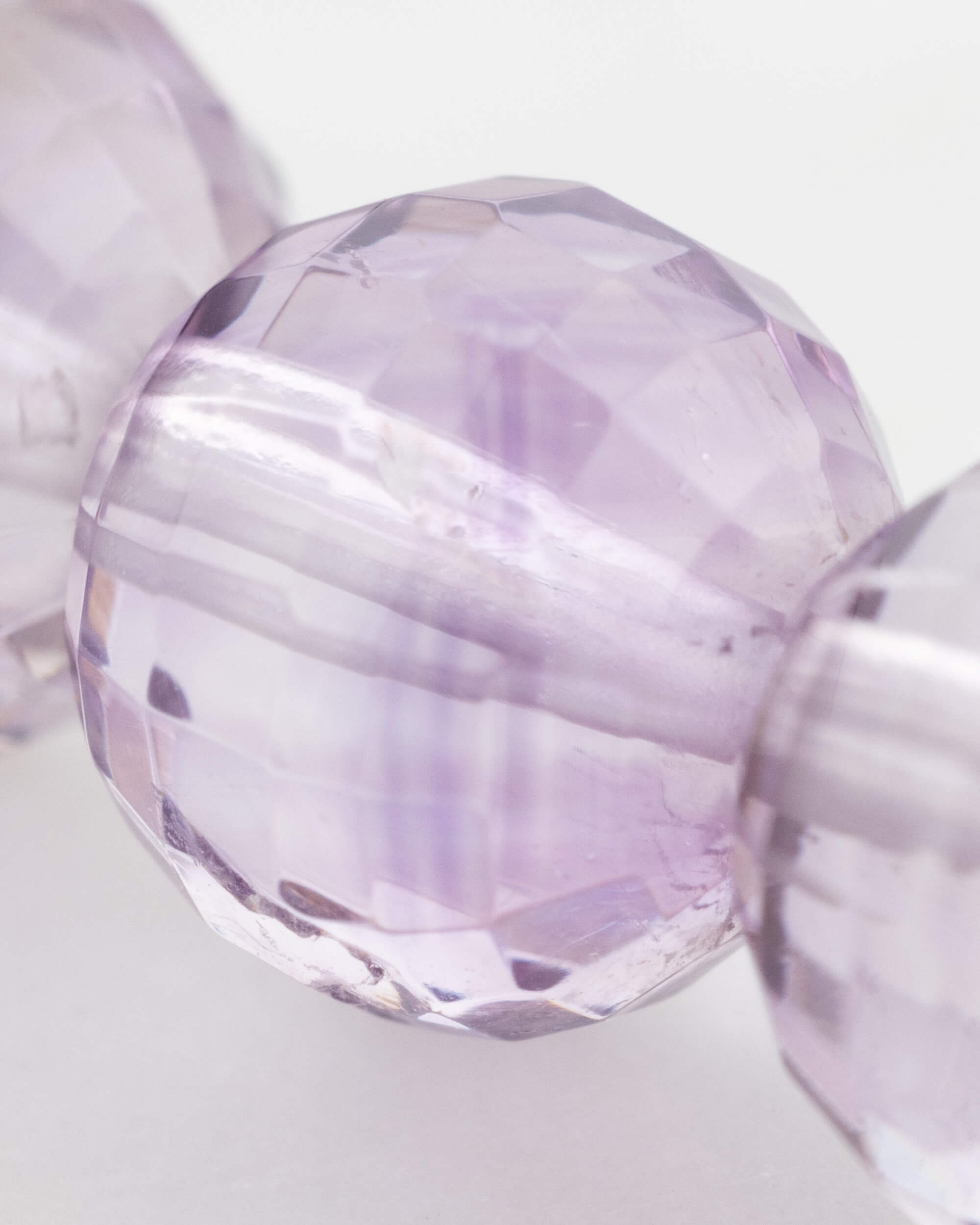 Pulsera de Amatista Facetada 8 mm - Visión Intuitiva