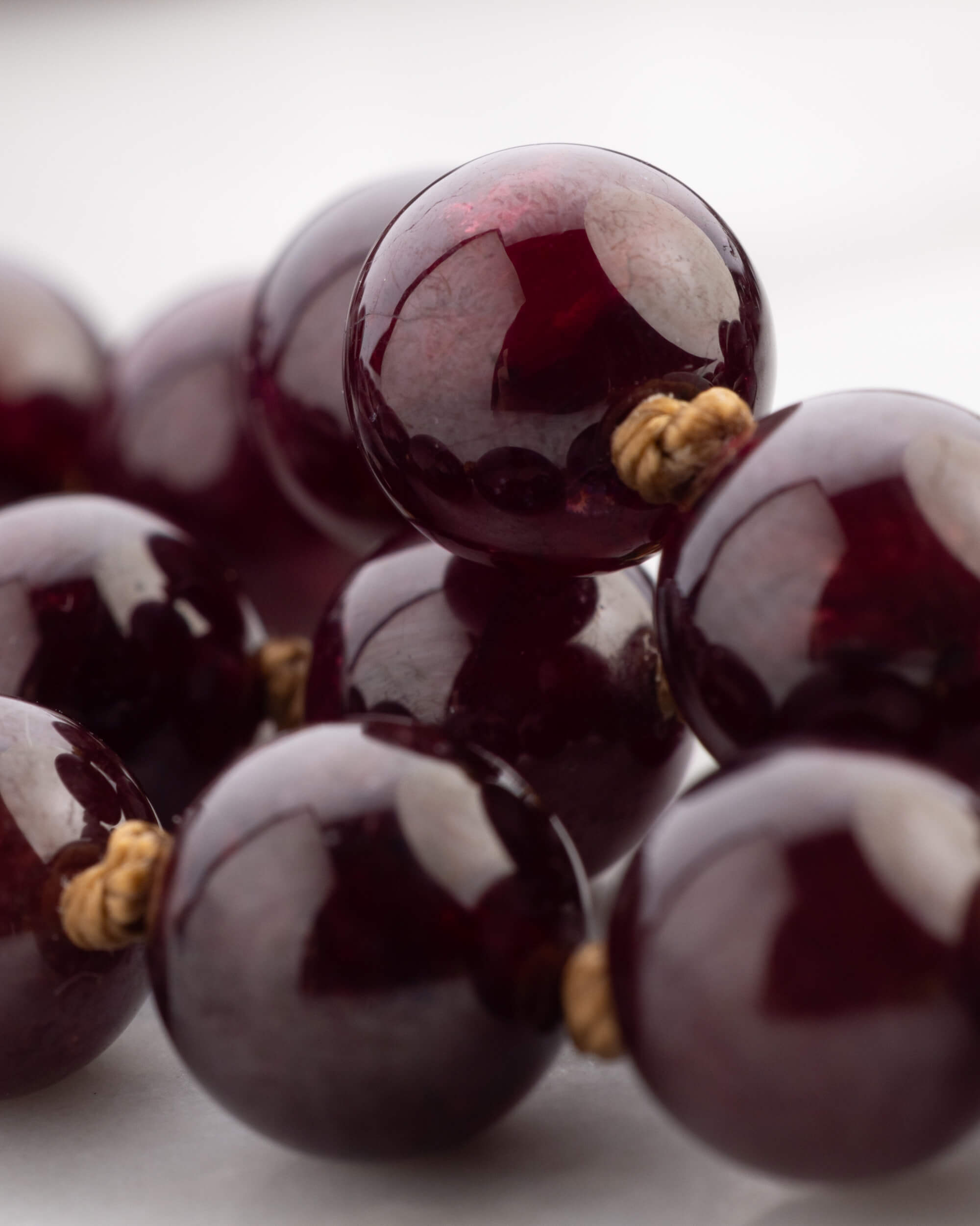 Japa Mala de Granate Estrella (7.5 mm)