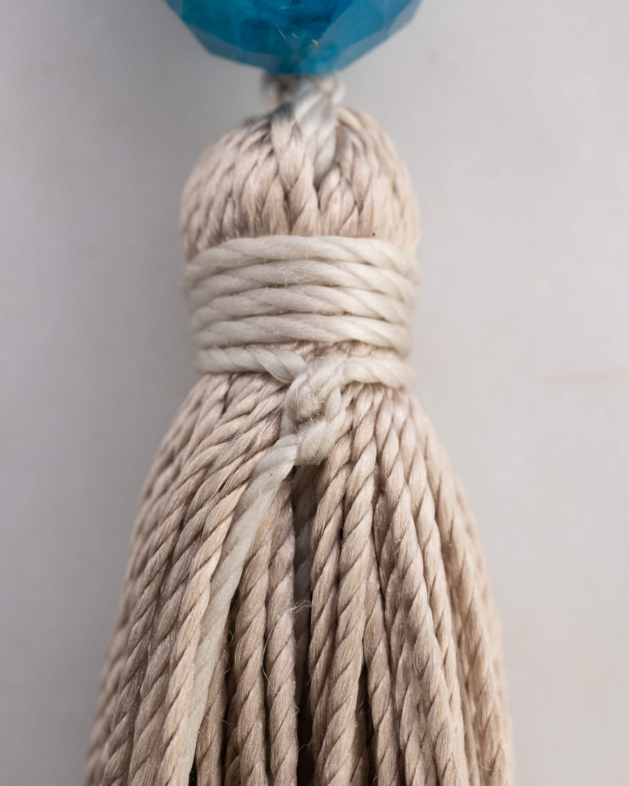 Japa Mala de Apatita Azul (8 mm)