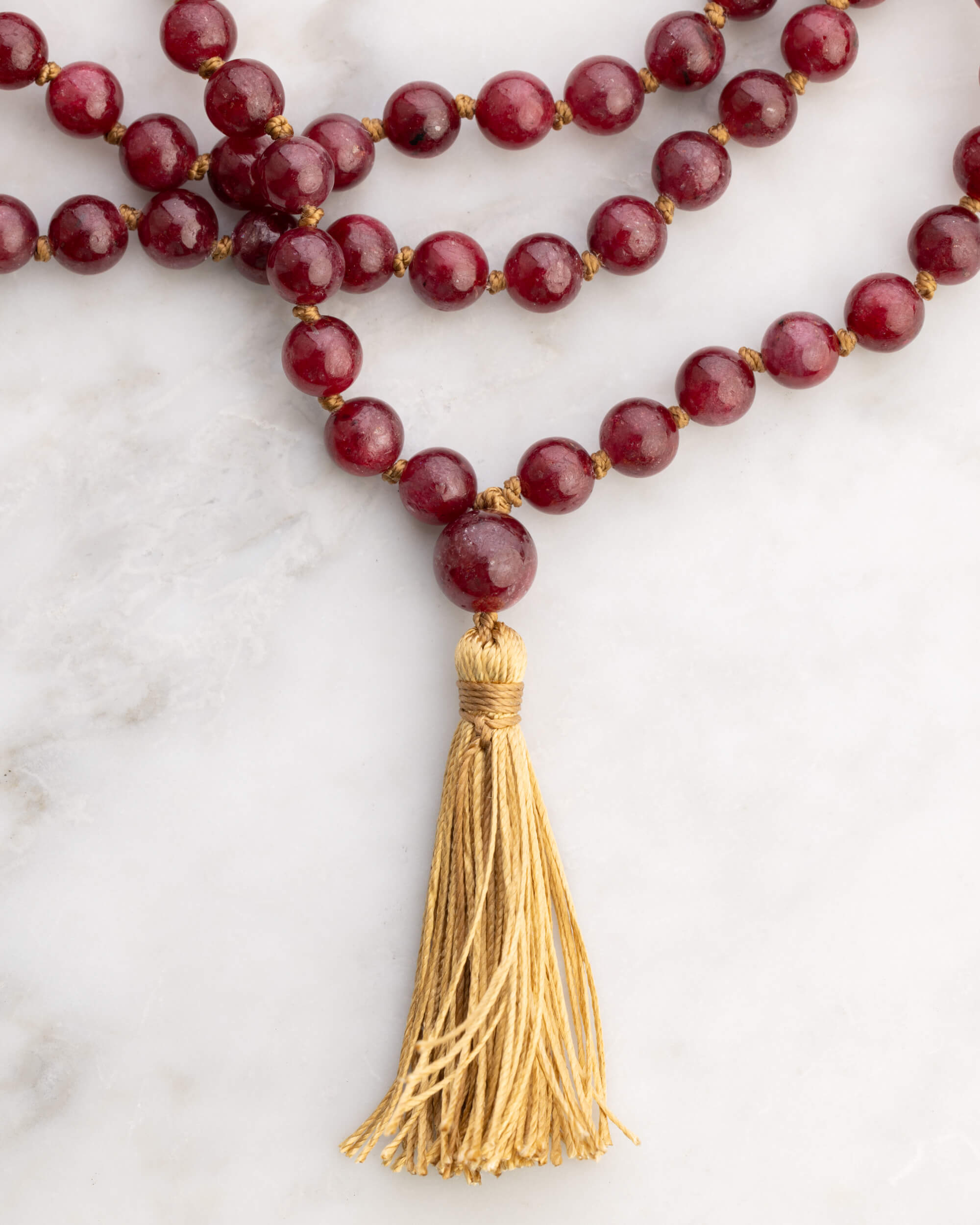 Japa Mala de Rubí (8 mm)