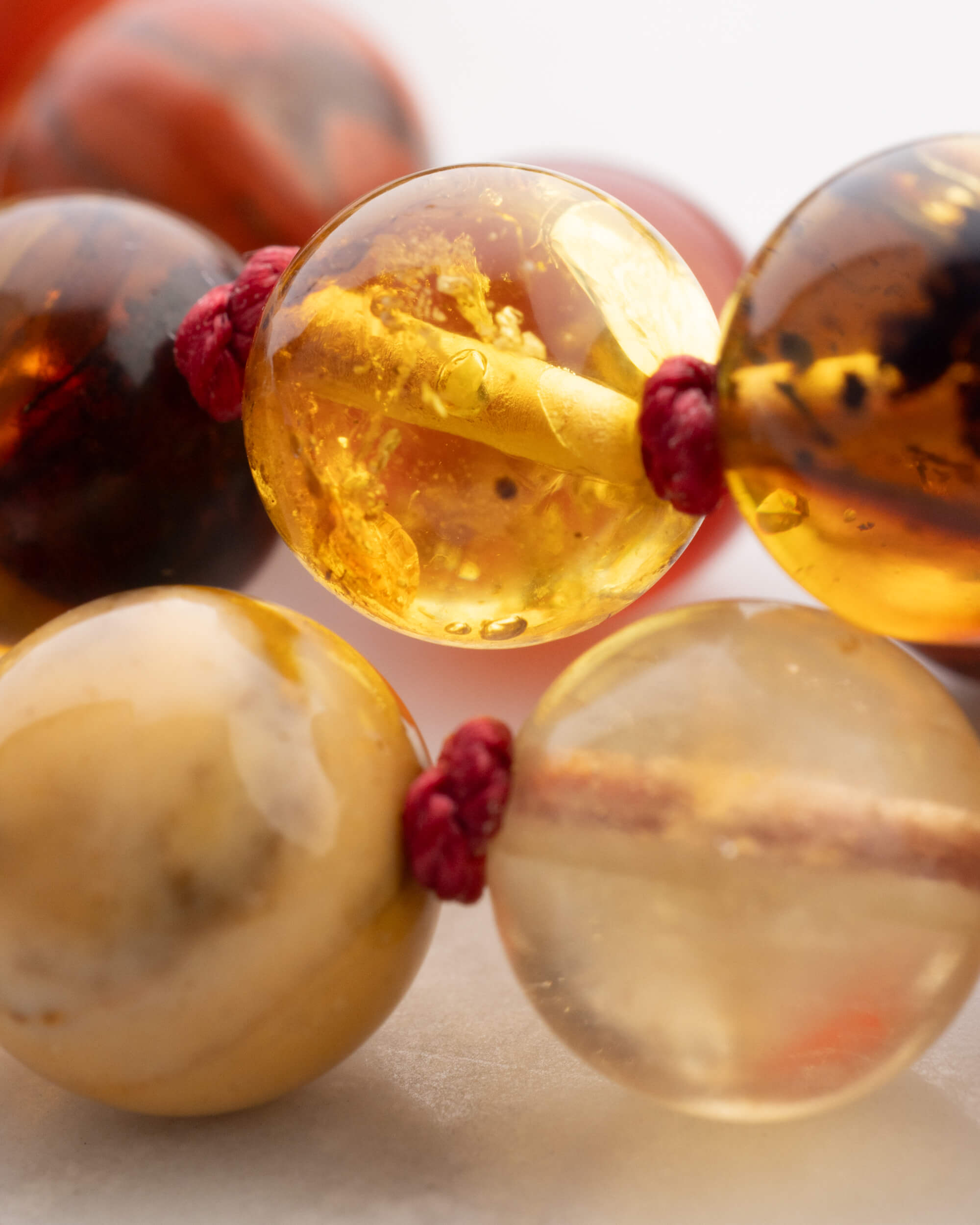 Japa Mala "Fuego" 108 Cuentas - Vitalidad y Acción Transformadora