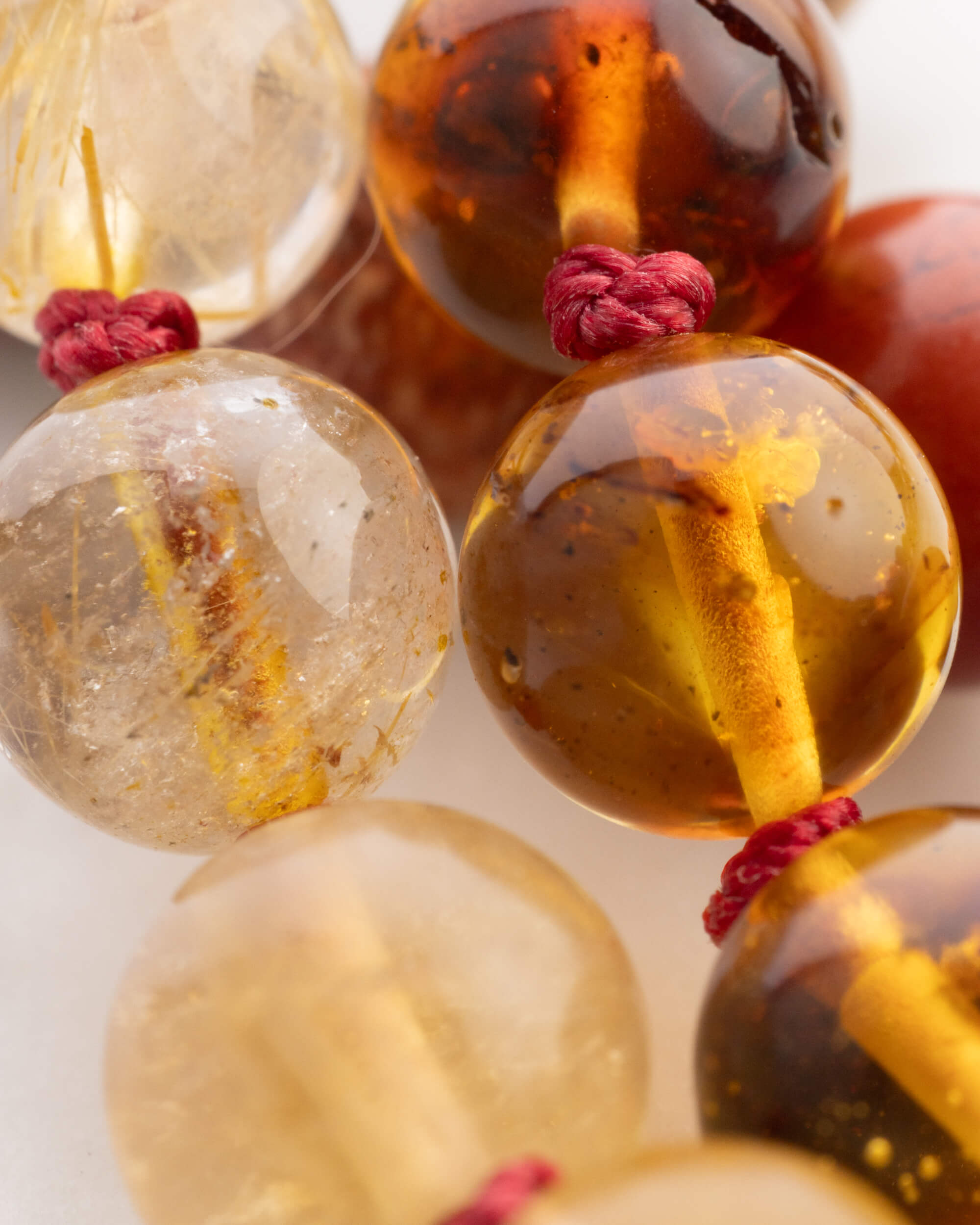 Japa Mala "Fuego" 108 Cuentas - Vitalidad y Acción Transformadora