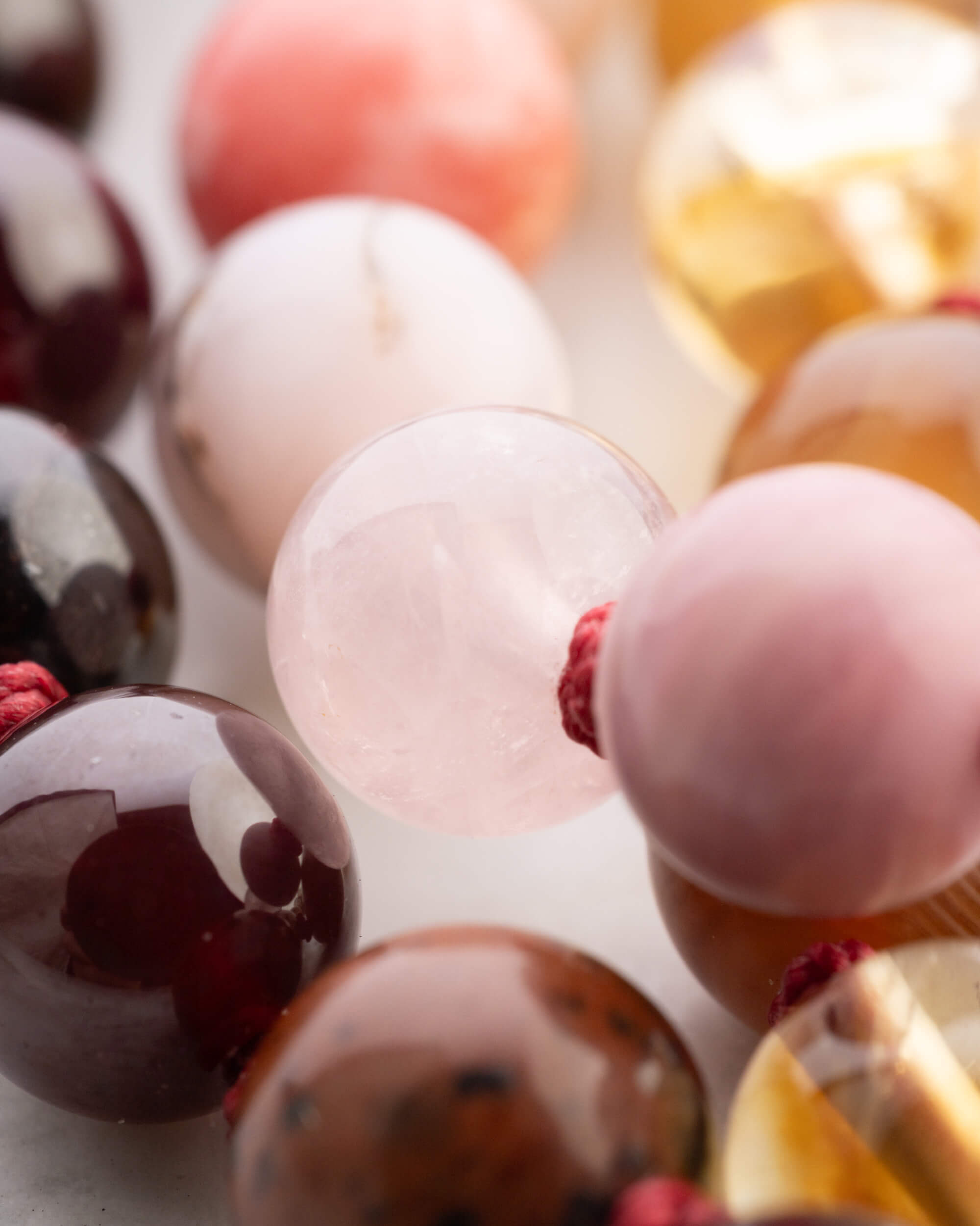 Japa Mala "Fuego" 108 Cuentas - Vitalidad y Acción Transformadora