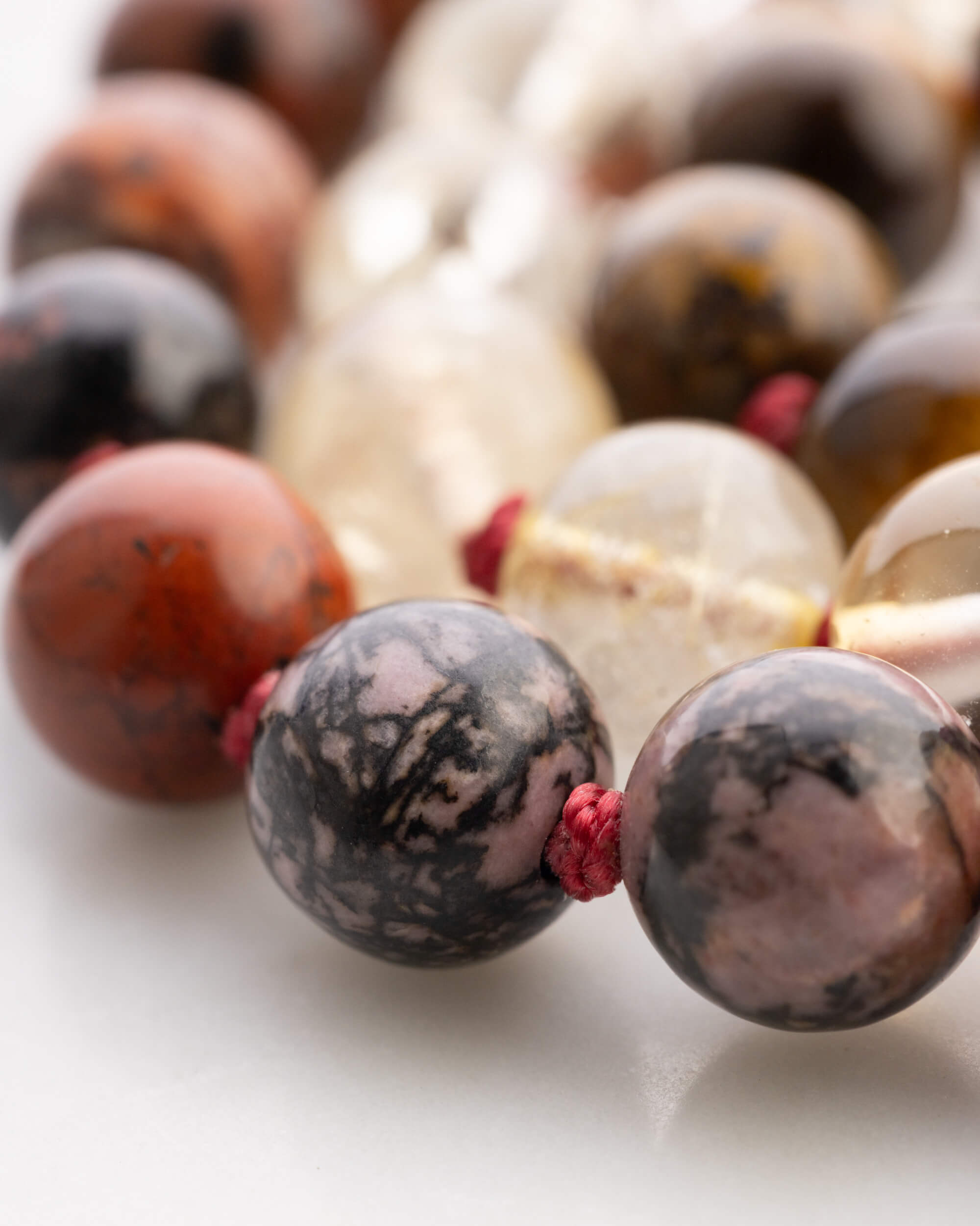 Japa Mala "Fuego" 108 Cuentas - Vitalidad y Acción Transformadora