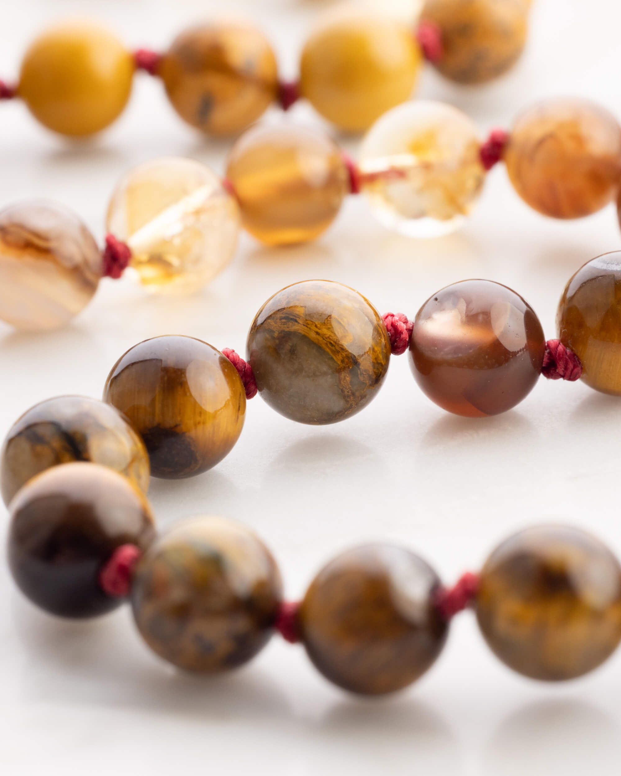 Japa Mala "Fuego" 108 Cuentas - Vitalidad y Acción Transformadora