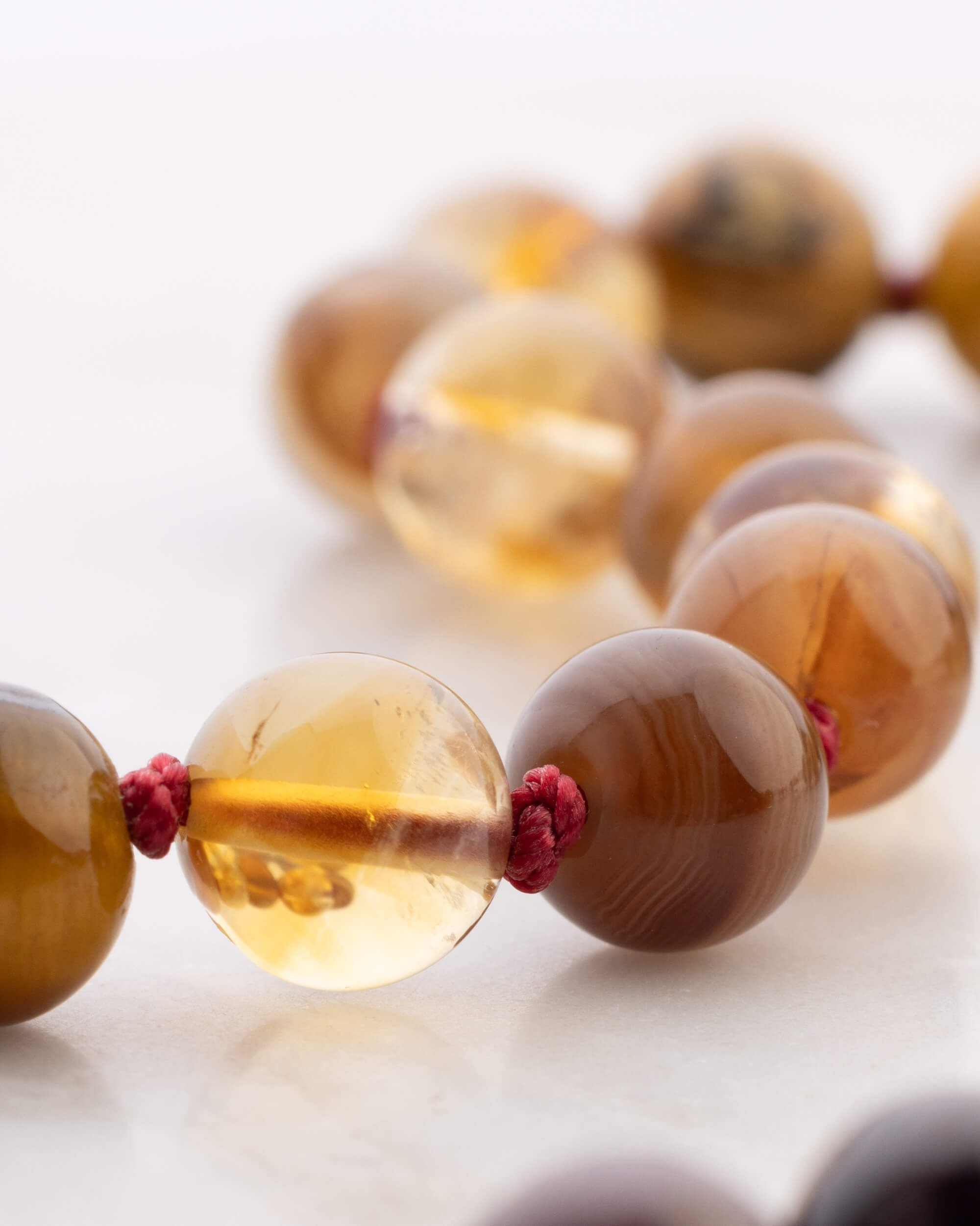 Japa Mala "Fuego" 108 Cuentas - Vitalidad y Acción Transformadora