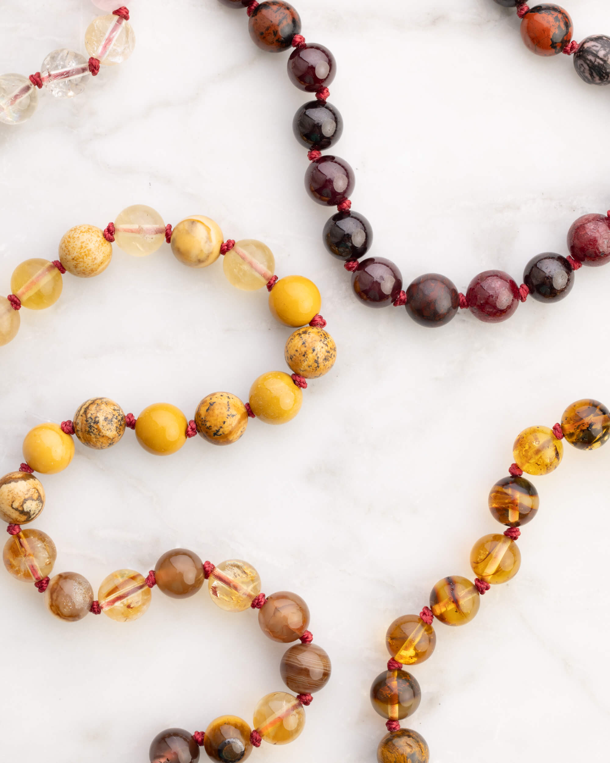 Japa Mala "Fuego" 108 Cuentas - Vitalidad y Acción Transformadora