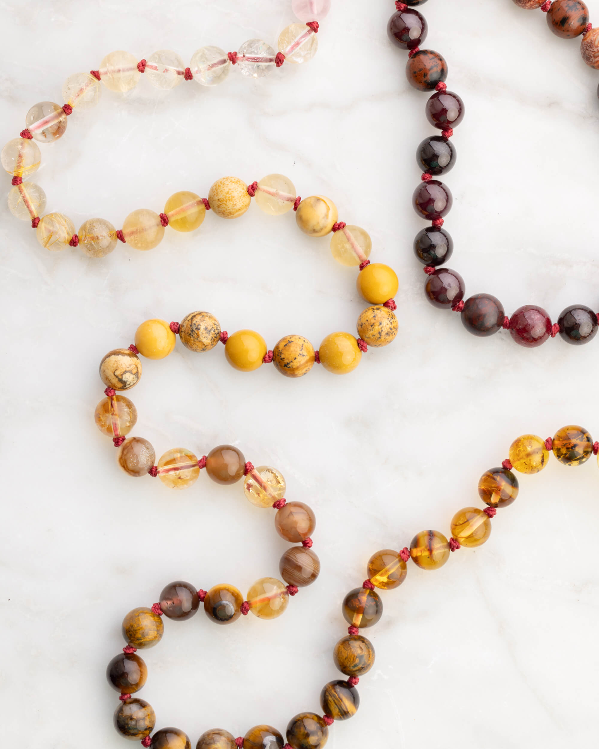 Japa Mala "Fuego" 108 Cuentas - Vitalidad y Acción Transformadora