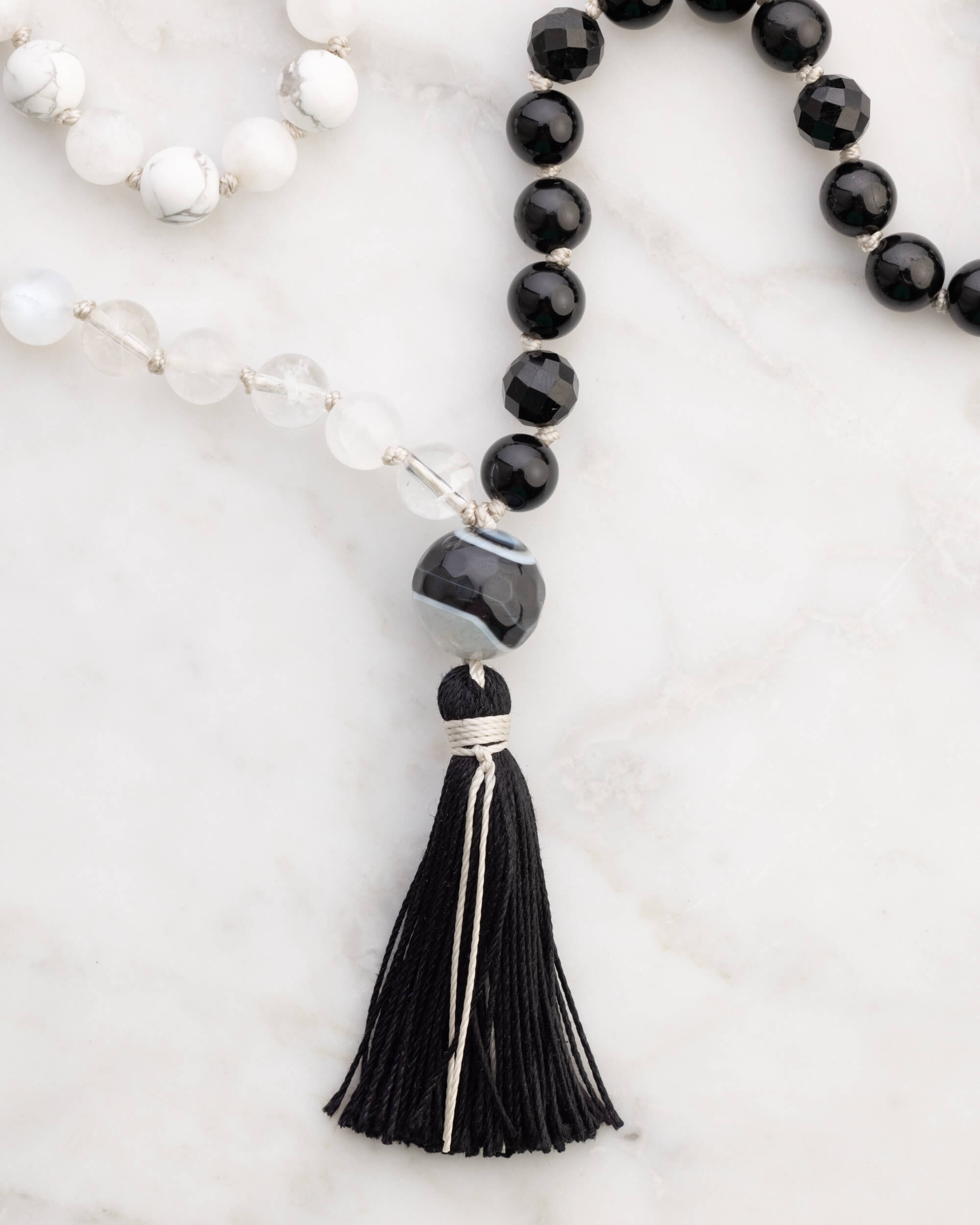 Japa Mala "Dualidad" 108 Cuentas - Equilibrio y Luz