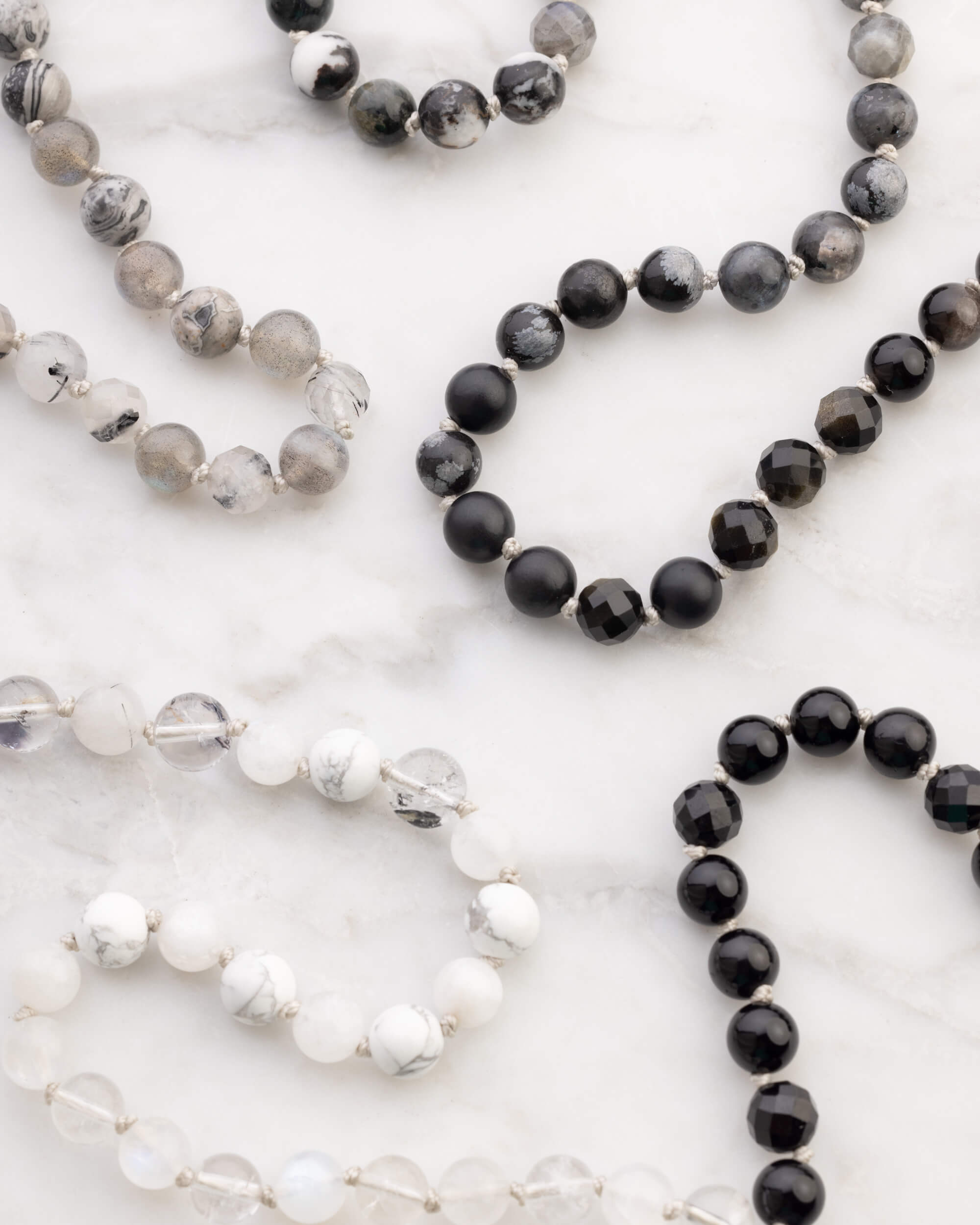 Japa Mala "Dualidad" 108 Cuentas - Equilibrio y Luz