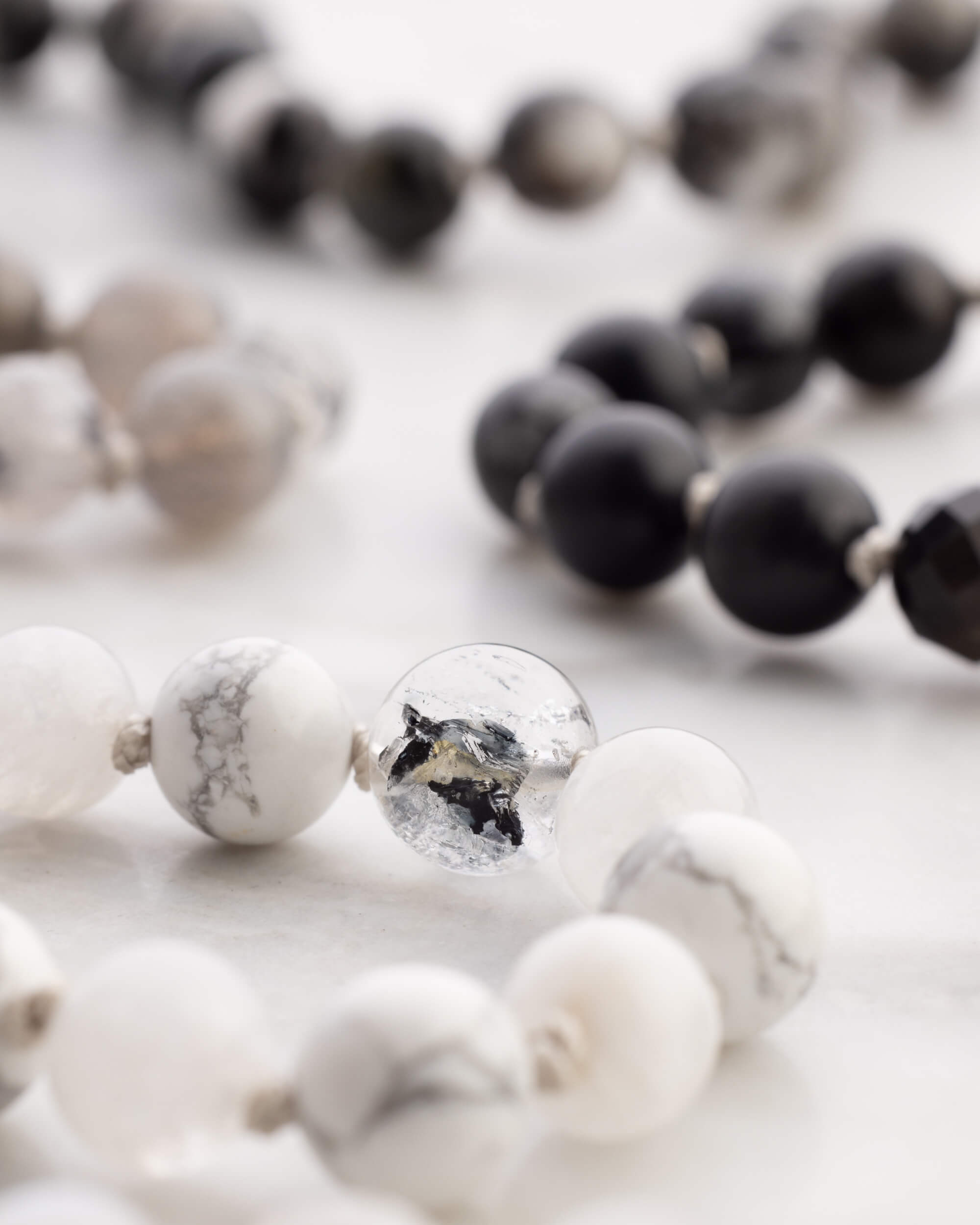 Japa Mala "Dualidad" 108 Cuentas - Equilibrio y Luz