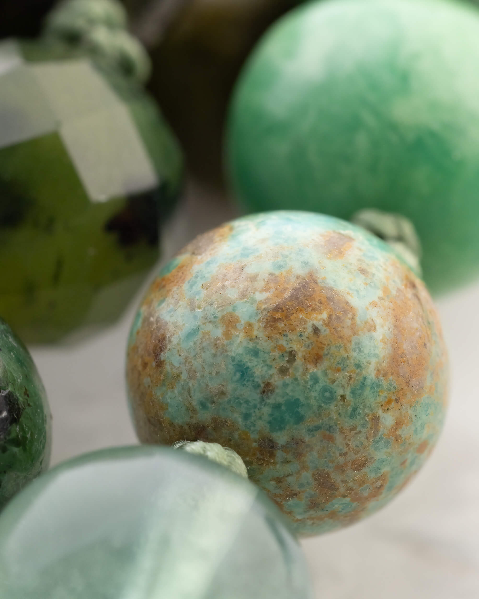 Japa Mala "Corazón" 108 Cuentas - Sanación y Amor Enraizado