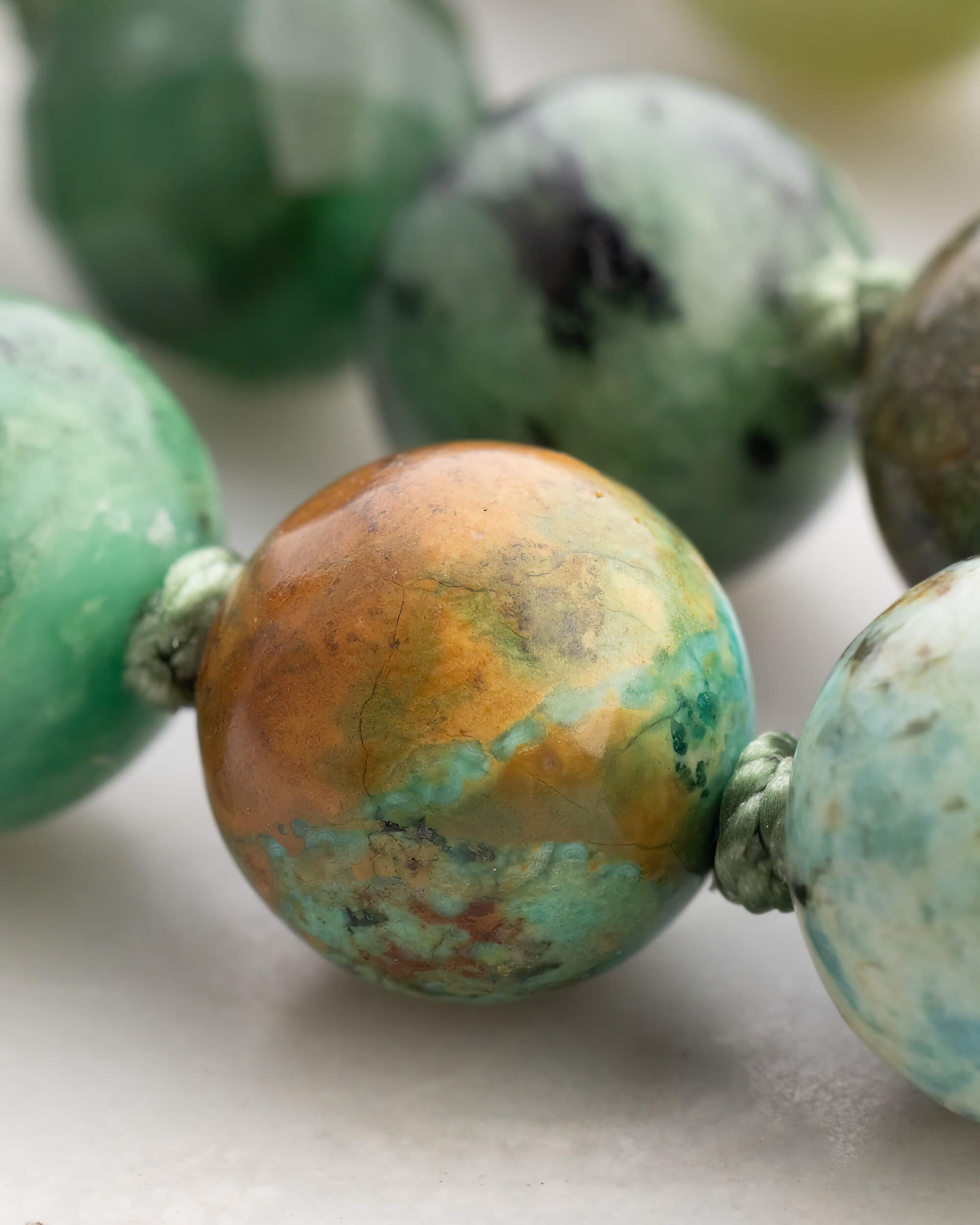 Japa Mala "Corazón" 108 Cuentas - Sanación y Amor Enraizado