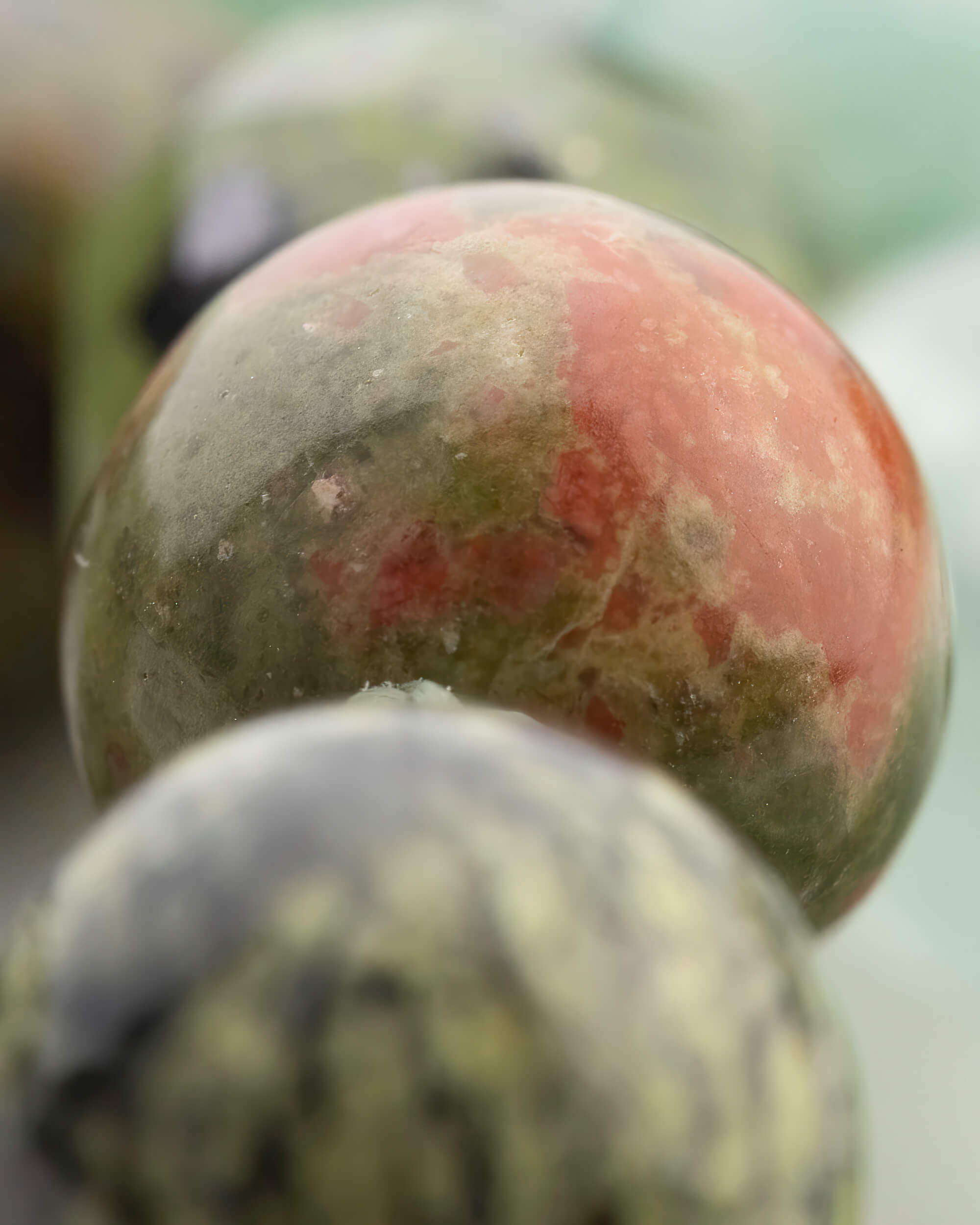 Japa Mala "Corazón" 108 Cuentas - Sanación y Amor Enraizado