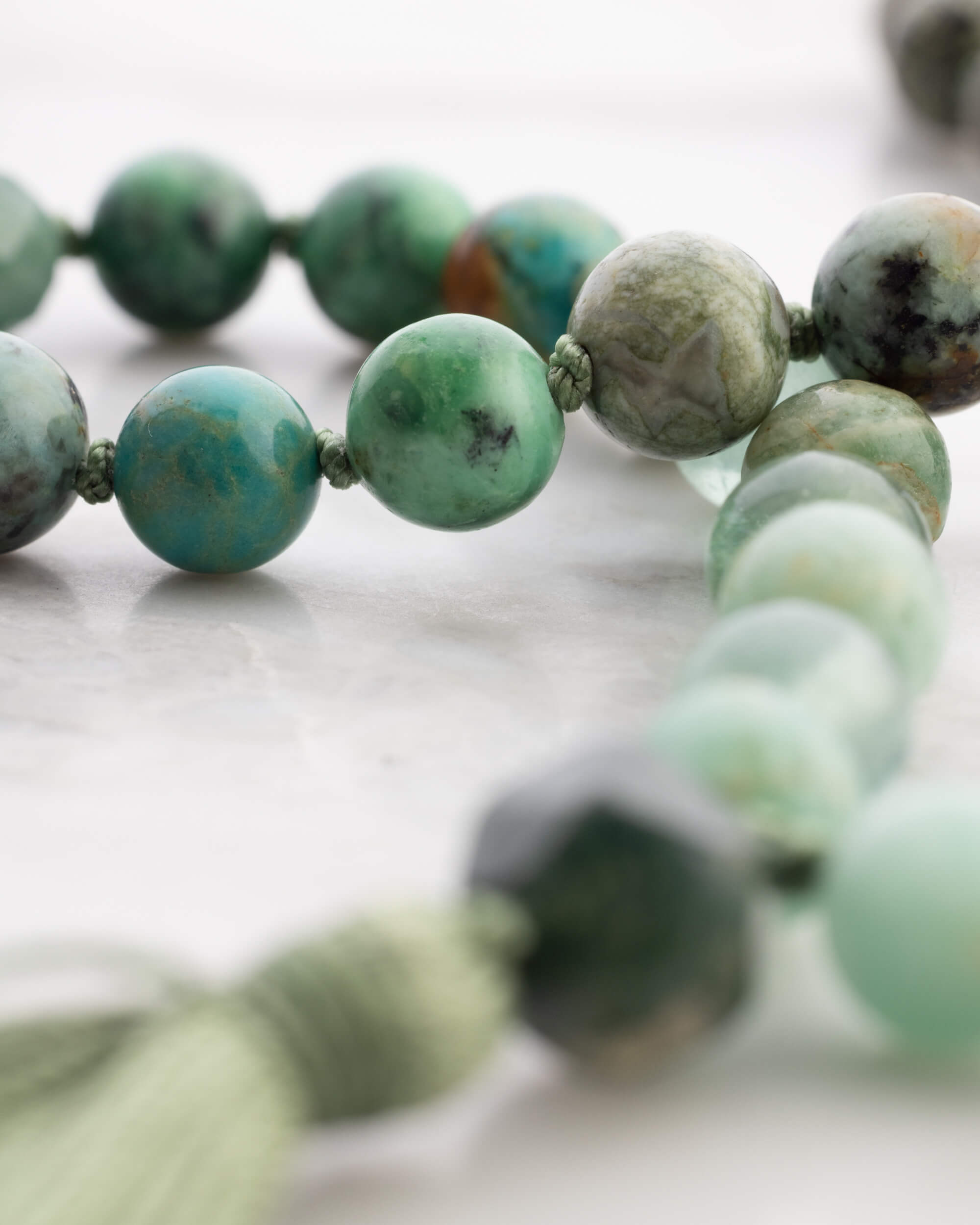 Japa Mala "Corazón" 108 Cuentas - Sanación y Amor Enraizado