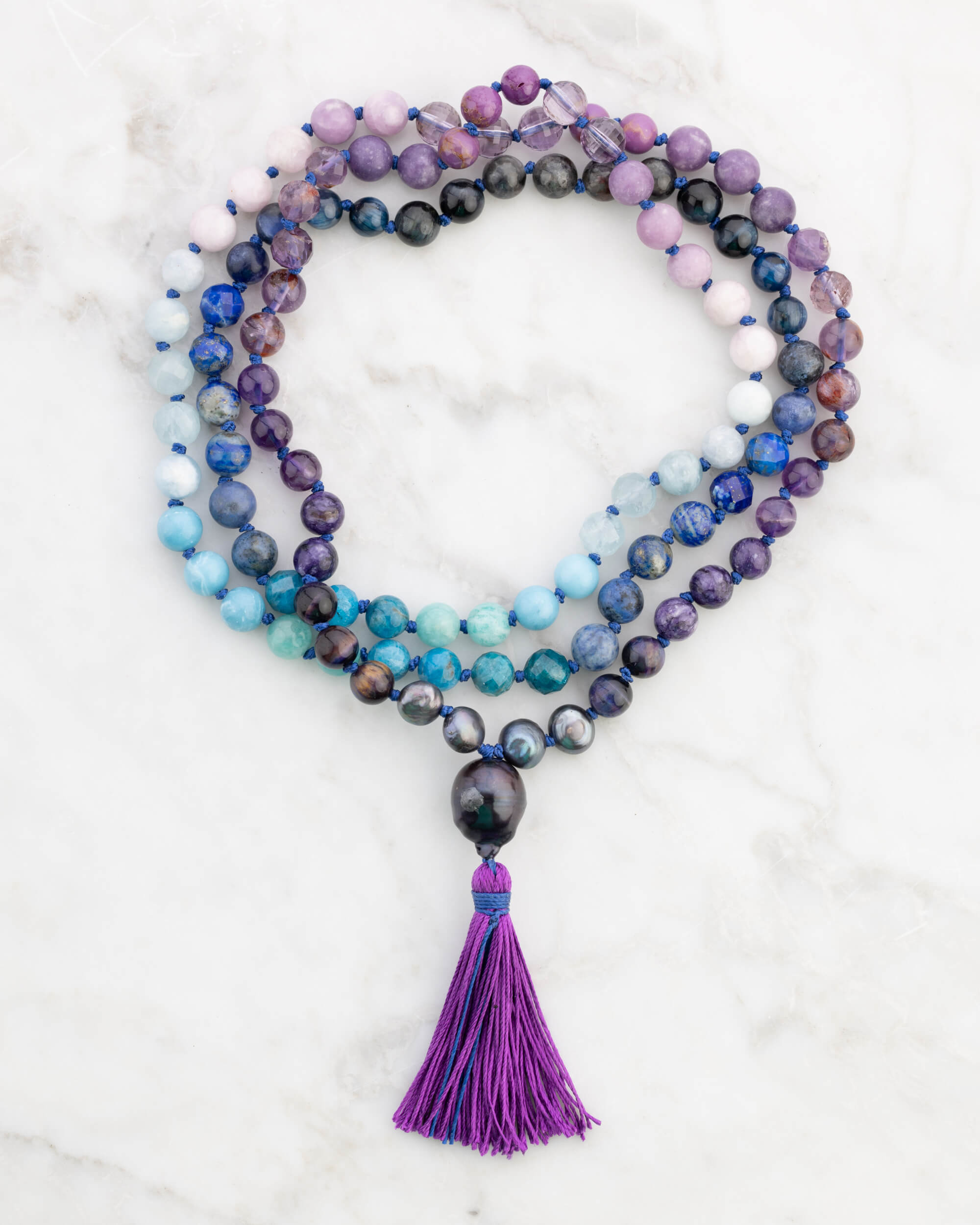 Japa Mala "Universo" 108 Cuentas - Conexión Espiritual y Misterio