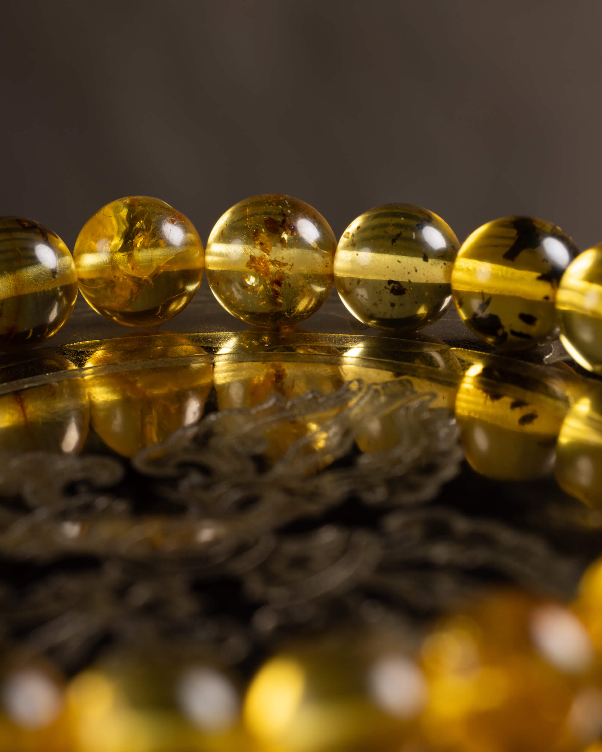 Pulsera de Ámbar Natural 8 mm - Contención y Calor