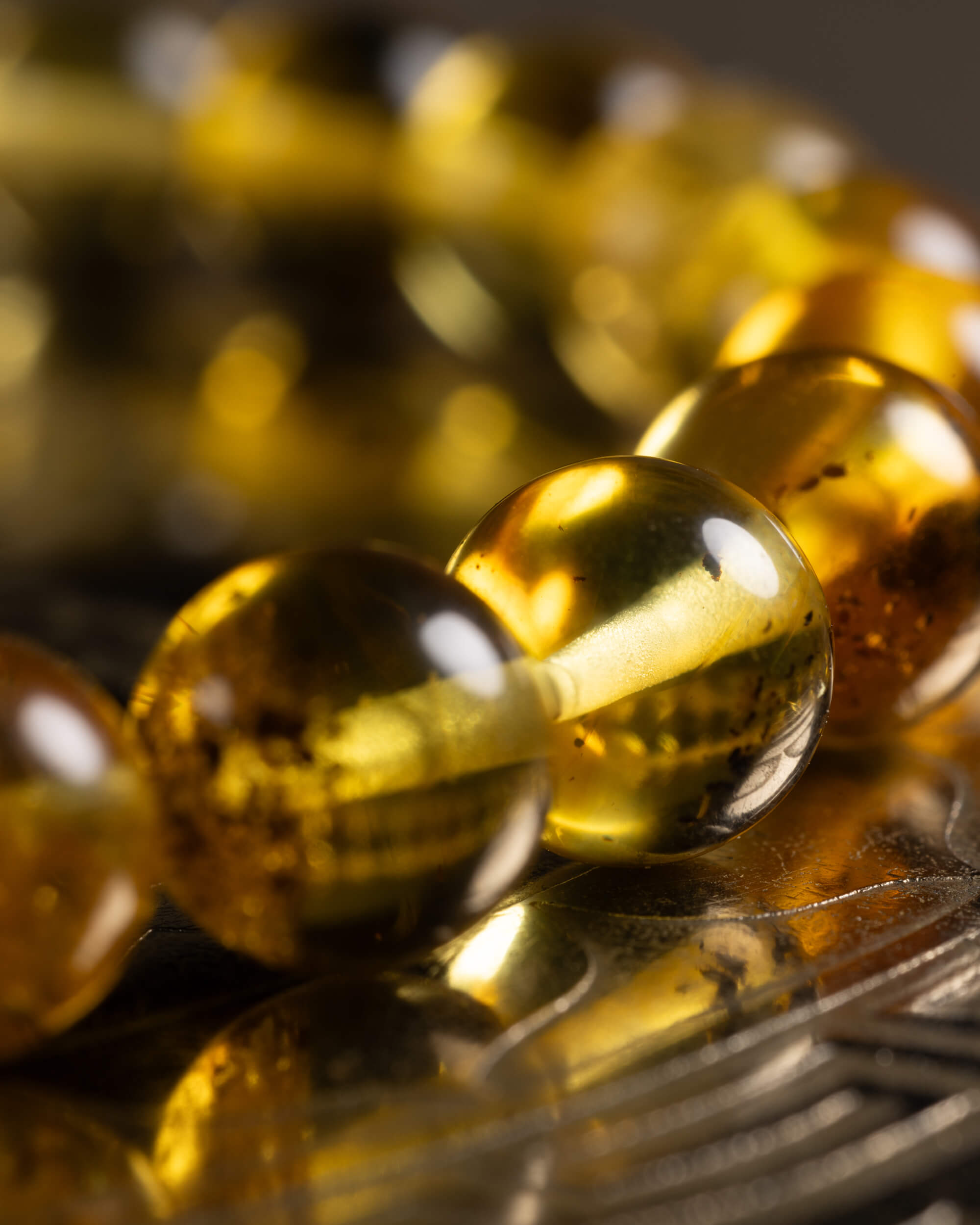 Pulsera de Ámbar Natural 8 mm - Contención y Calor