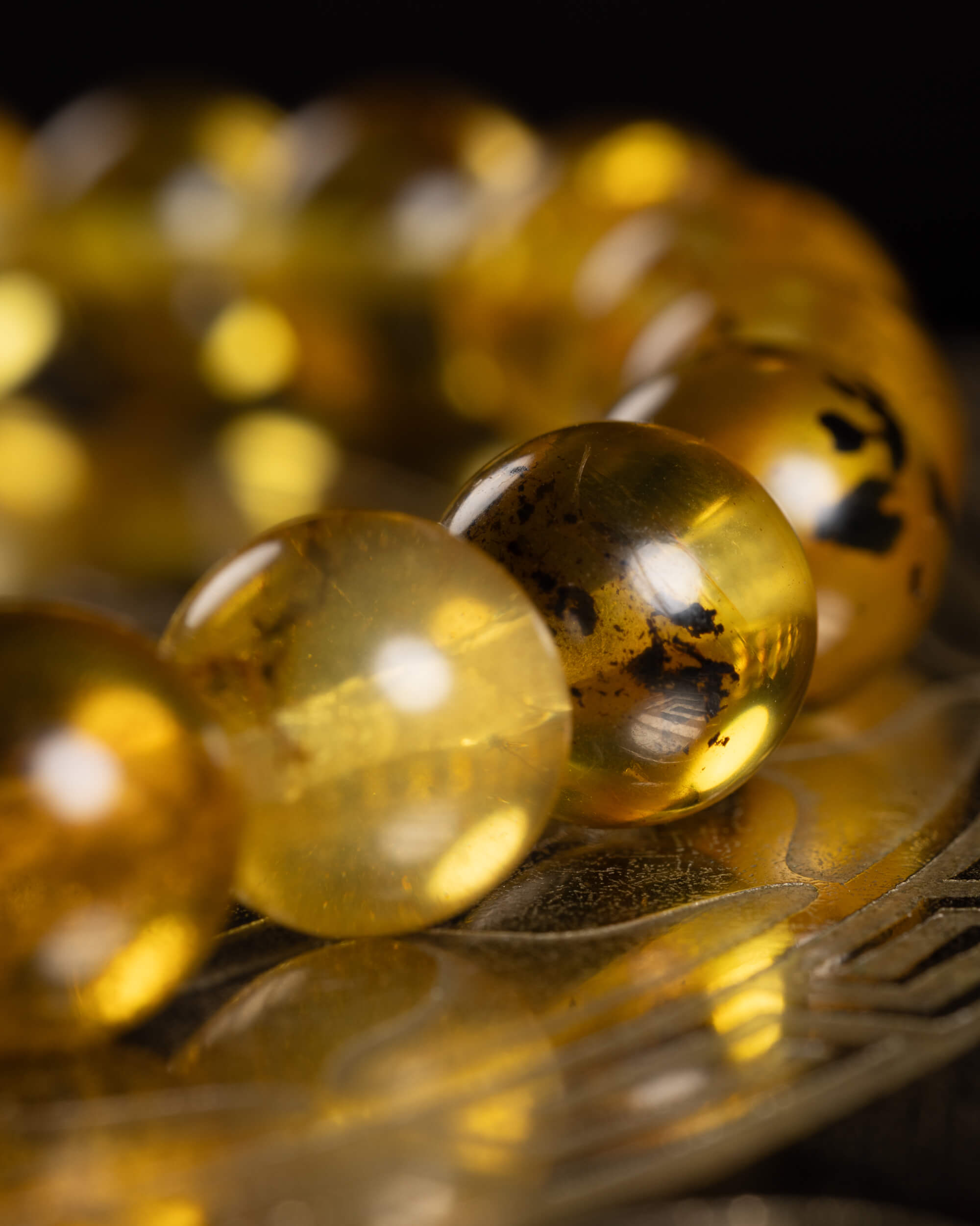 Pulsera de Ámbar Natural 8 mm - Contención y Calor