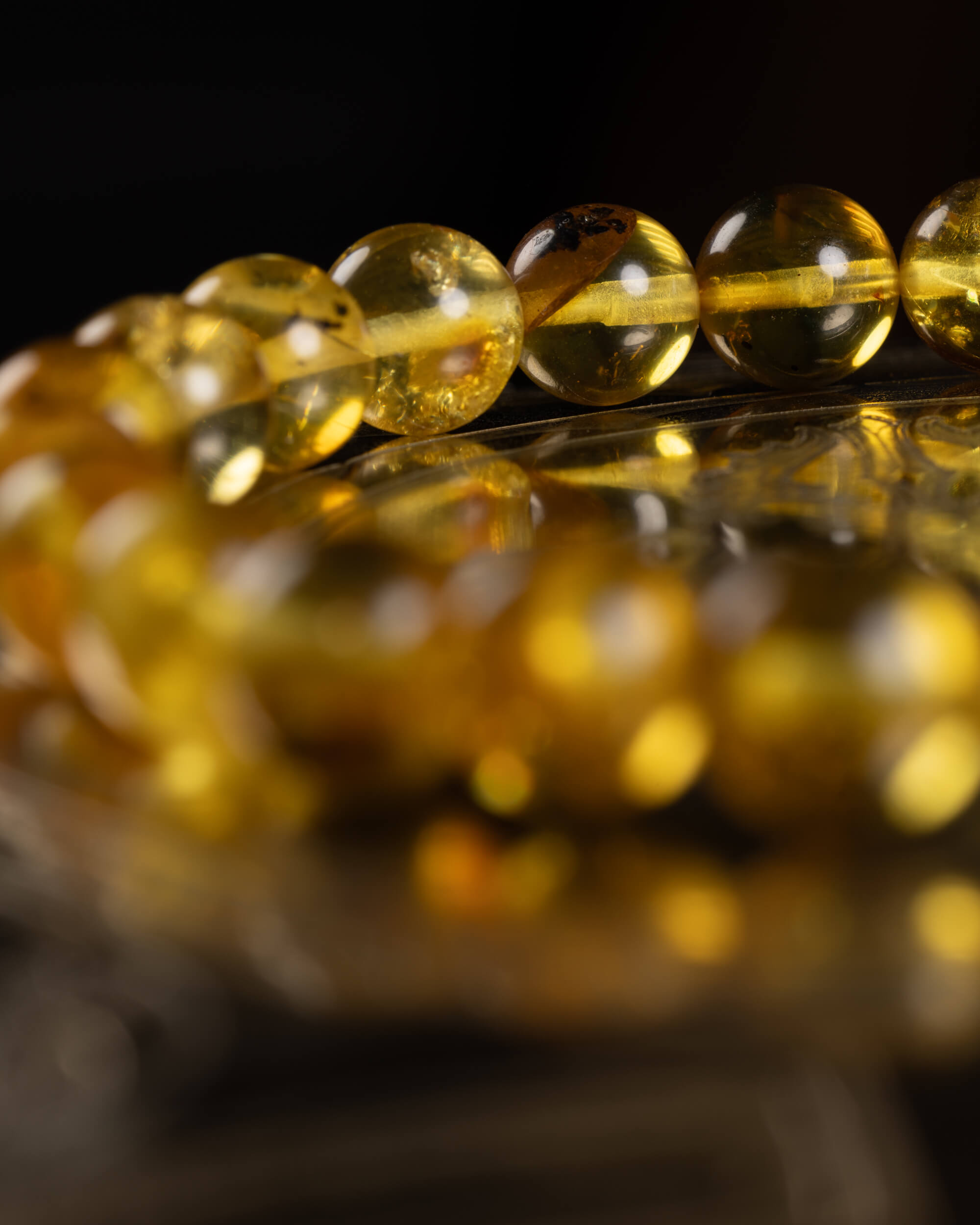 Pulsera de Ámbar Natural 8 mm - Contención y Calor