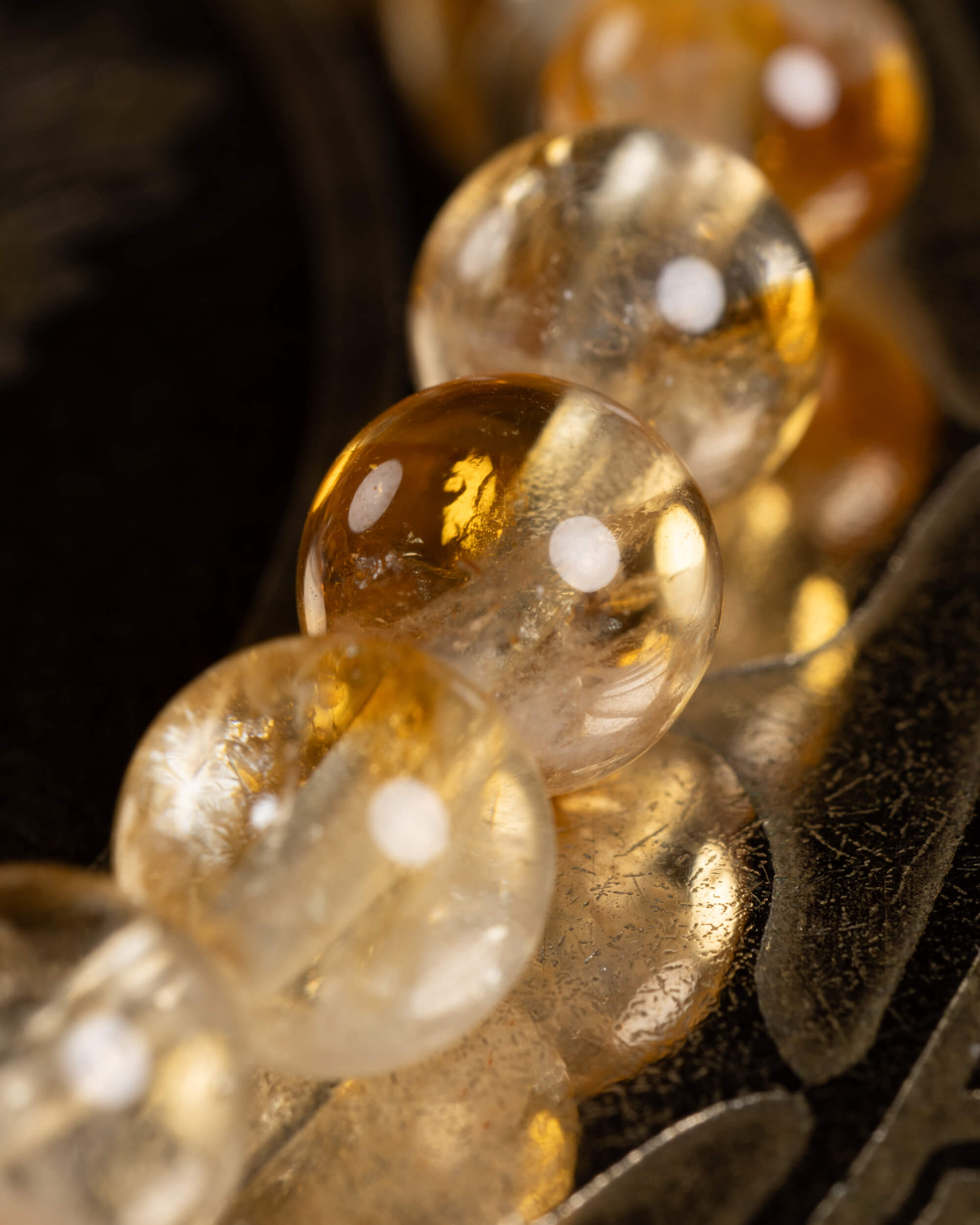 Pulsera de Citrino 6 mm - Voluntad y Abundancia