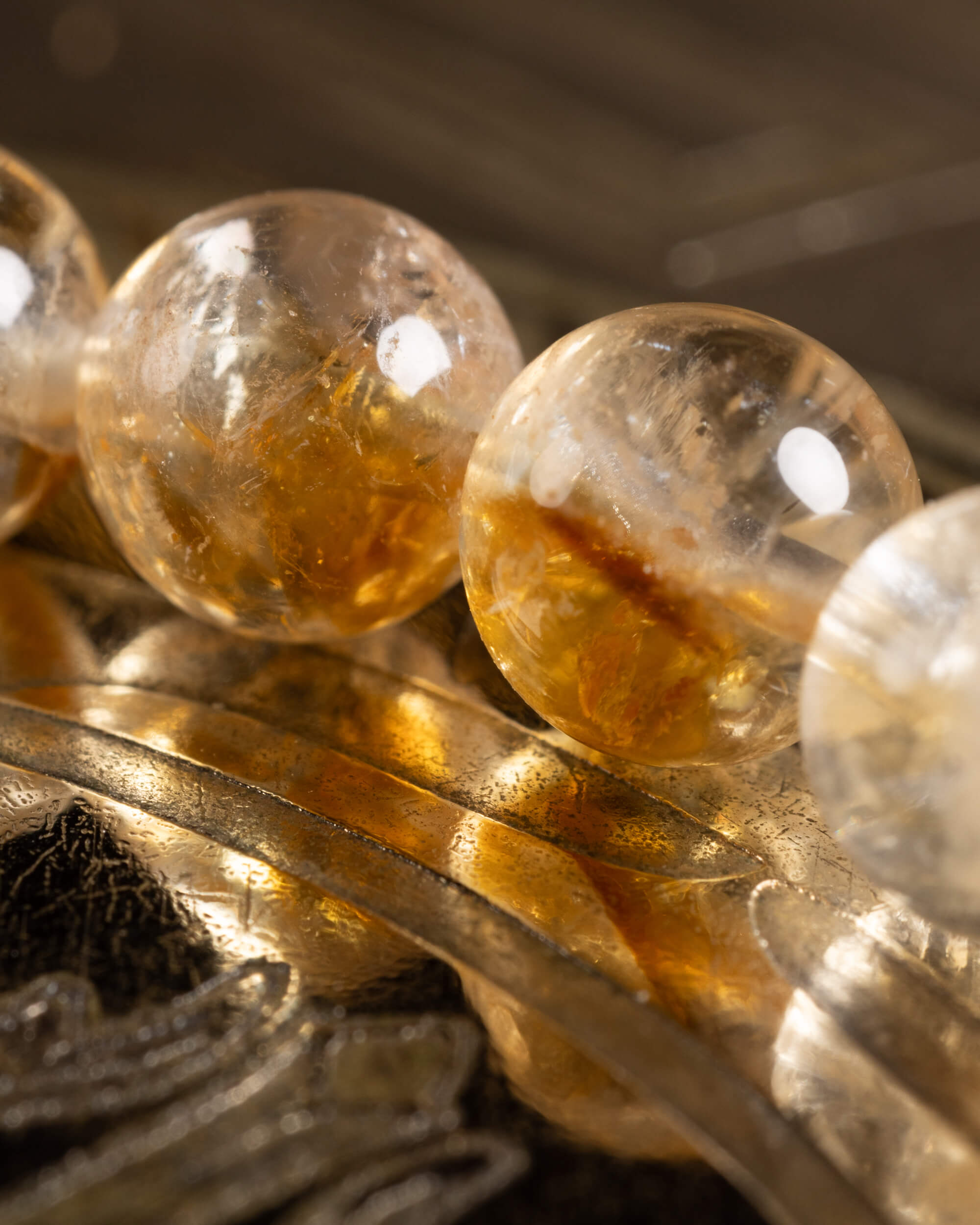 Pulsera de Citrino 6 mm - Voluntad y Abundancia