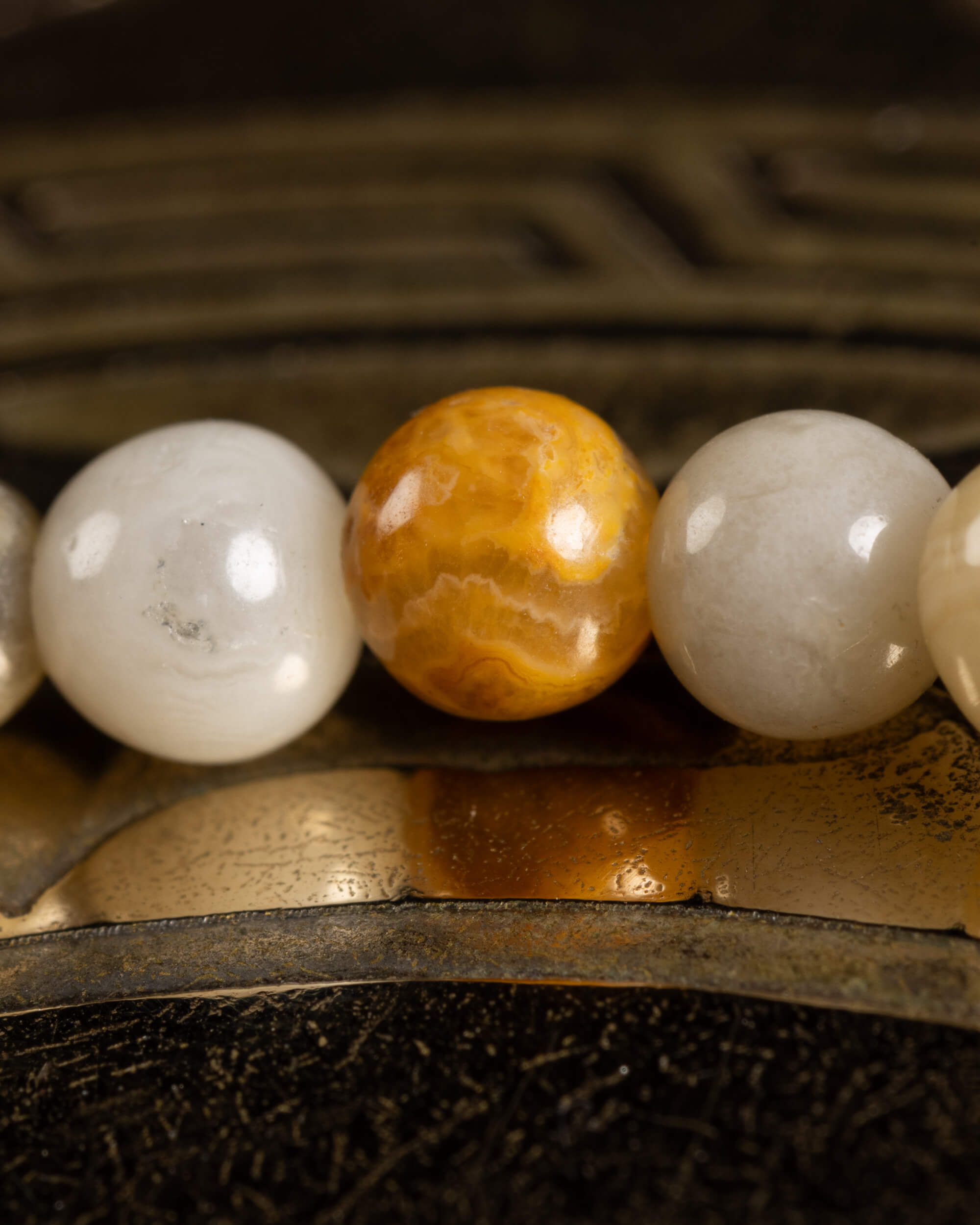 Pulsera de Ágata Crazy Lace (Mexicana) 4 mm - Alegría y Ligereza Sutil