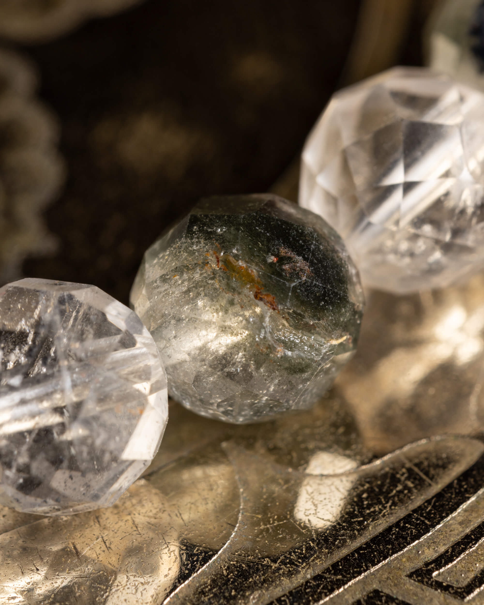 Pulsera de Lodalita Facetada 8 mm - Visión Chamánica y Claridad