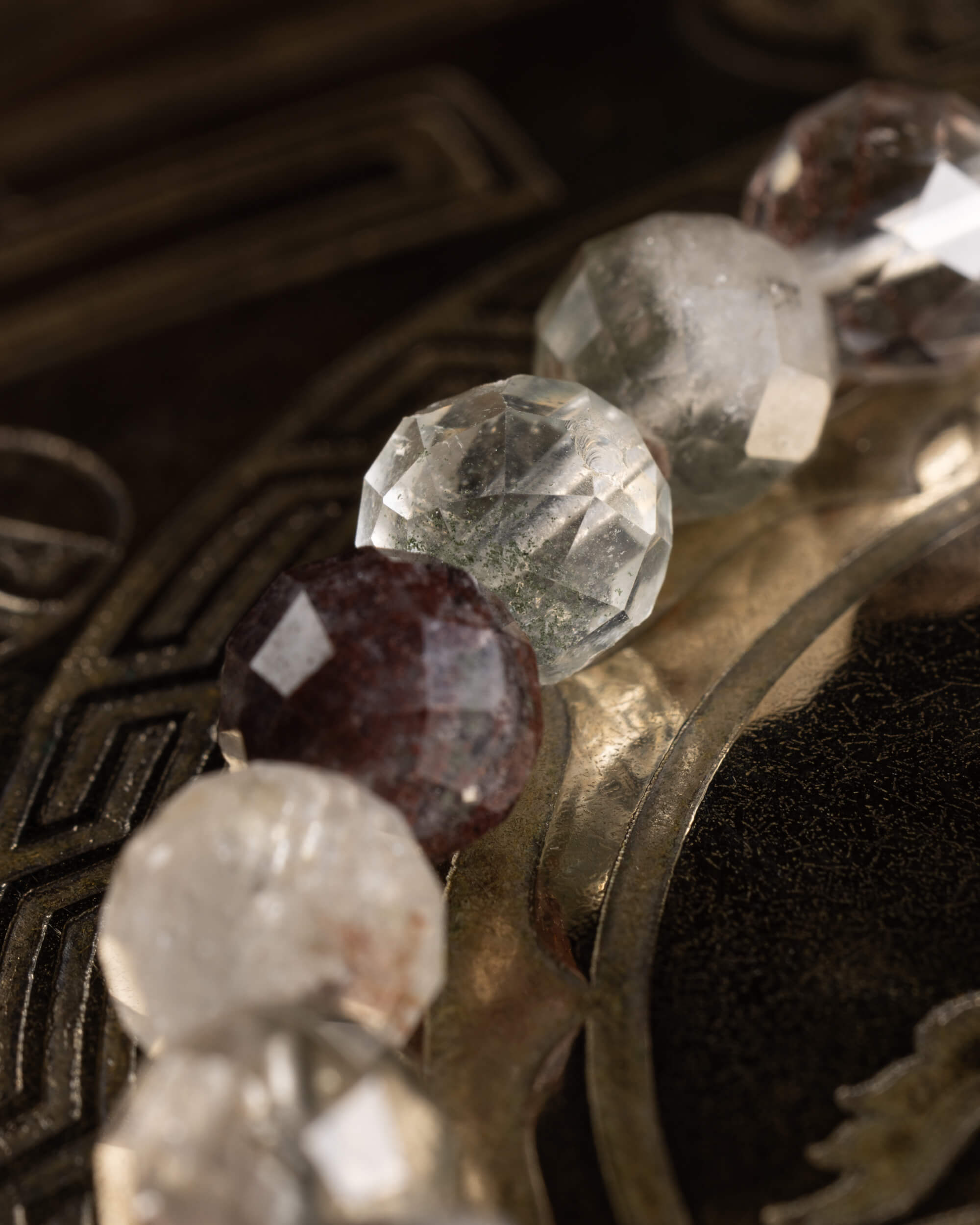 Pulsera de Lodalita Facetada 8 mm - Visión Chamánica y Claridad