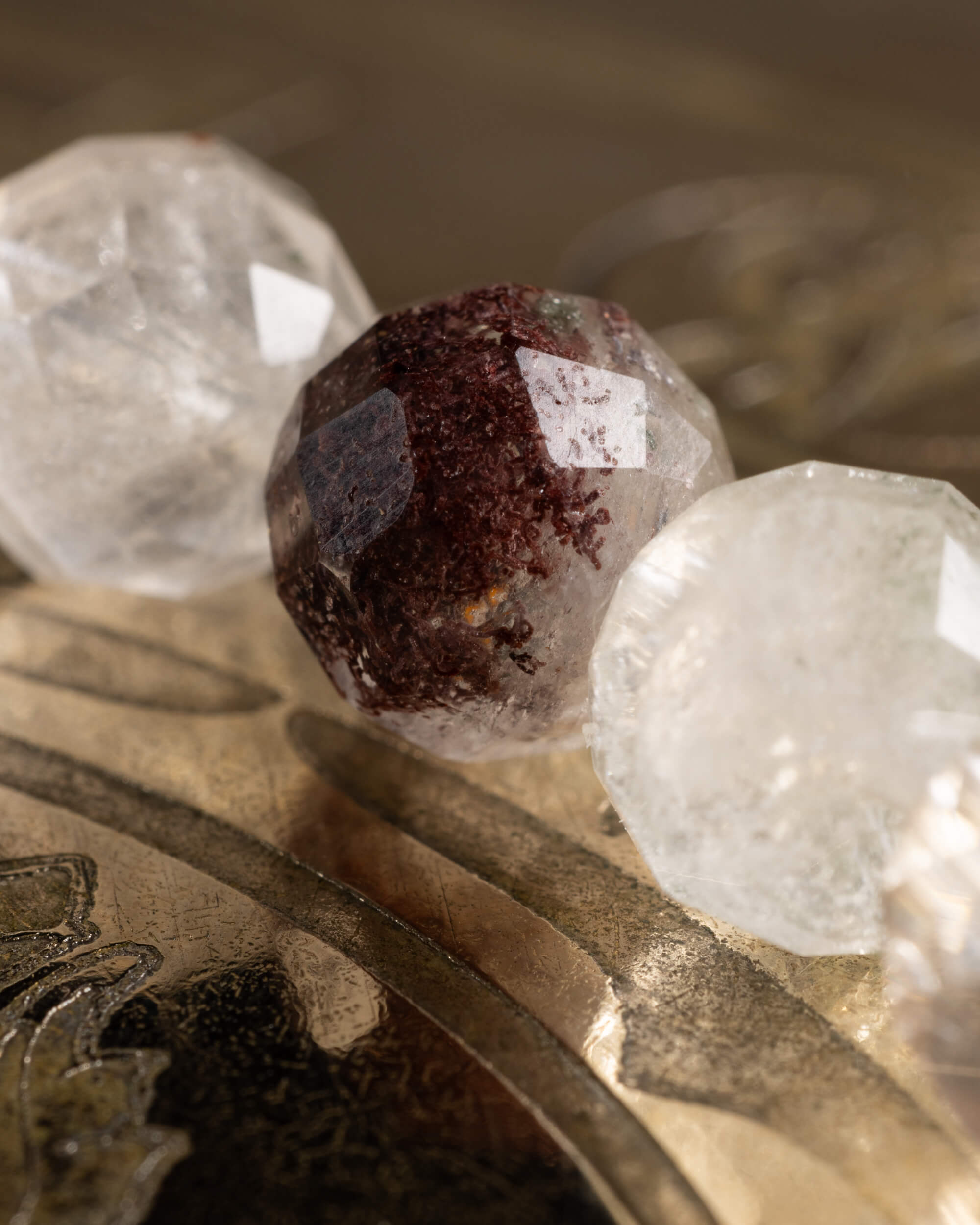 Pulsera de Lodalita Facetada 8 mm - Visión Chamánica y Claridad