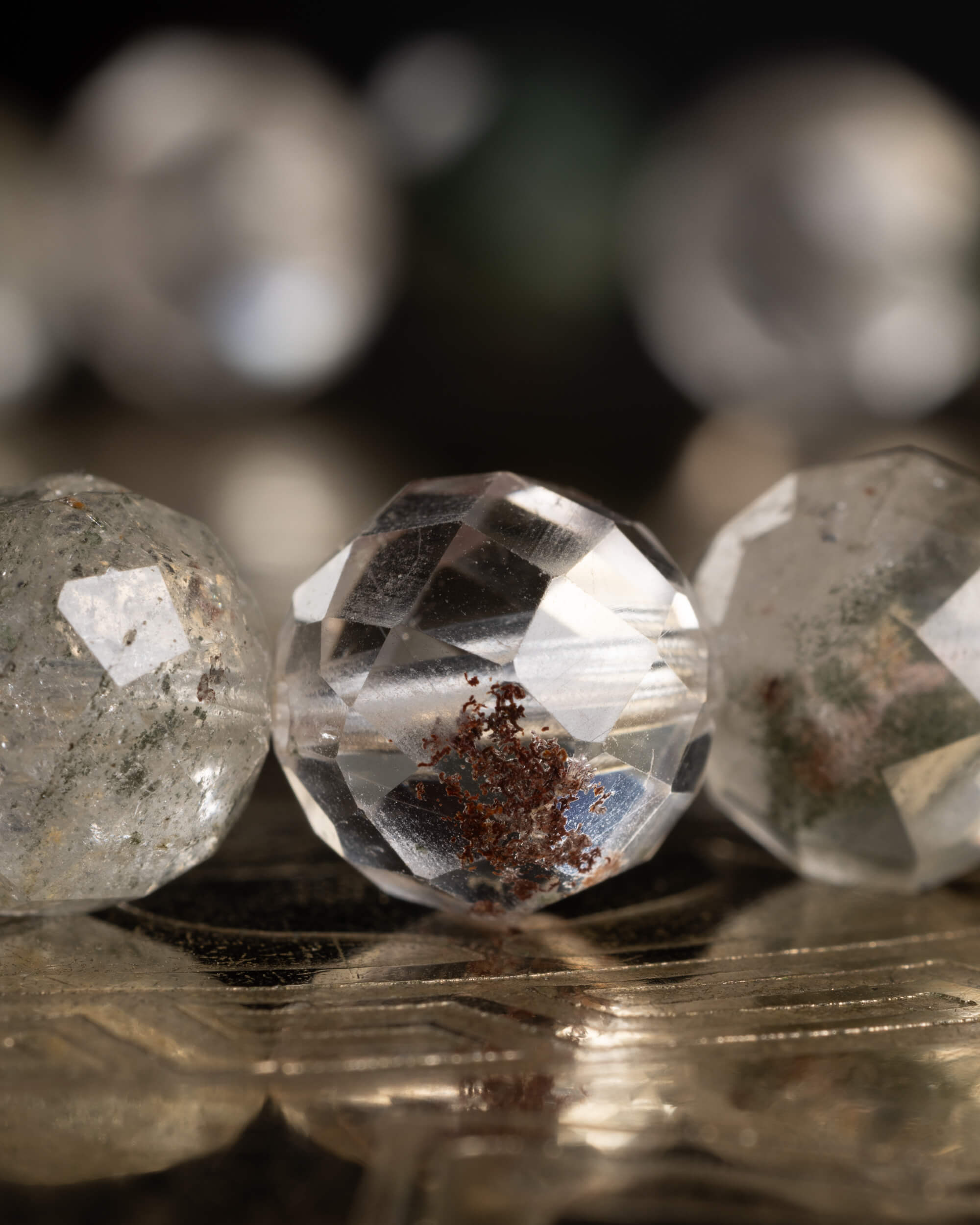 Pulsera de Lodalita Facetada 8 mm - Visión Chamánica y Claridad