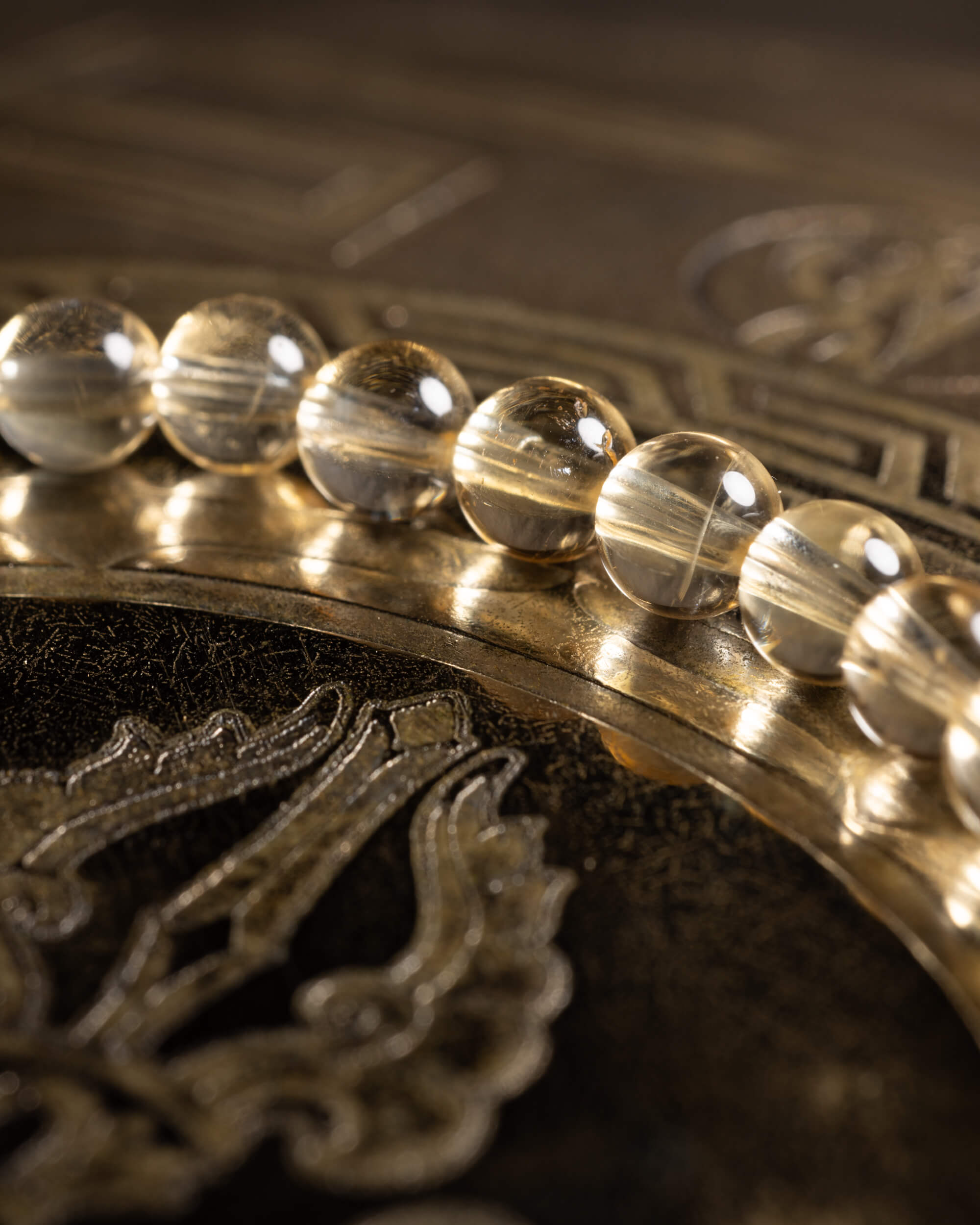 Pulsera de Citrino 4 mm - Luz y Abundancia Sutil