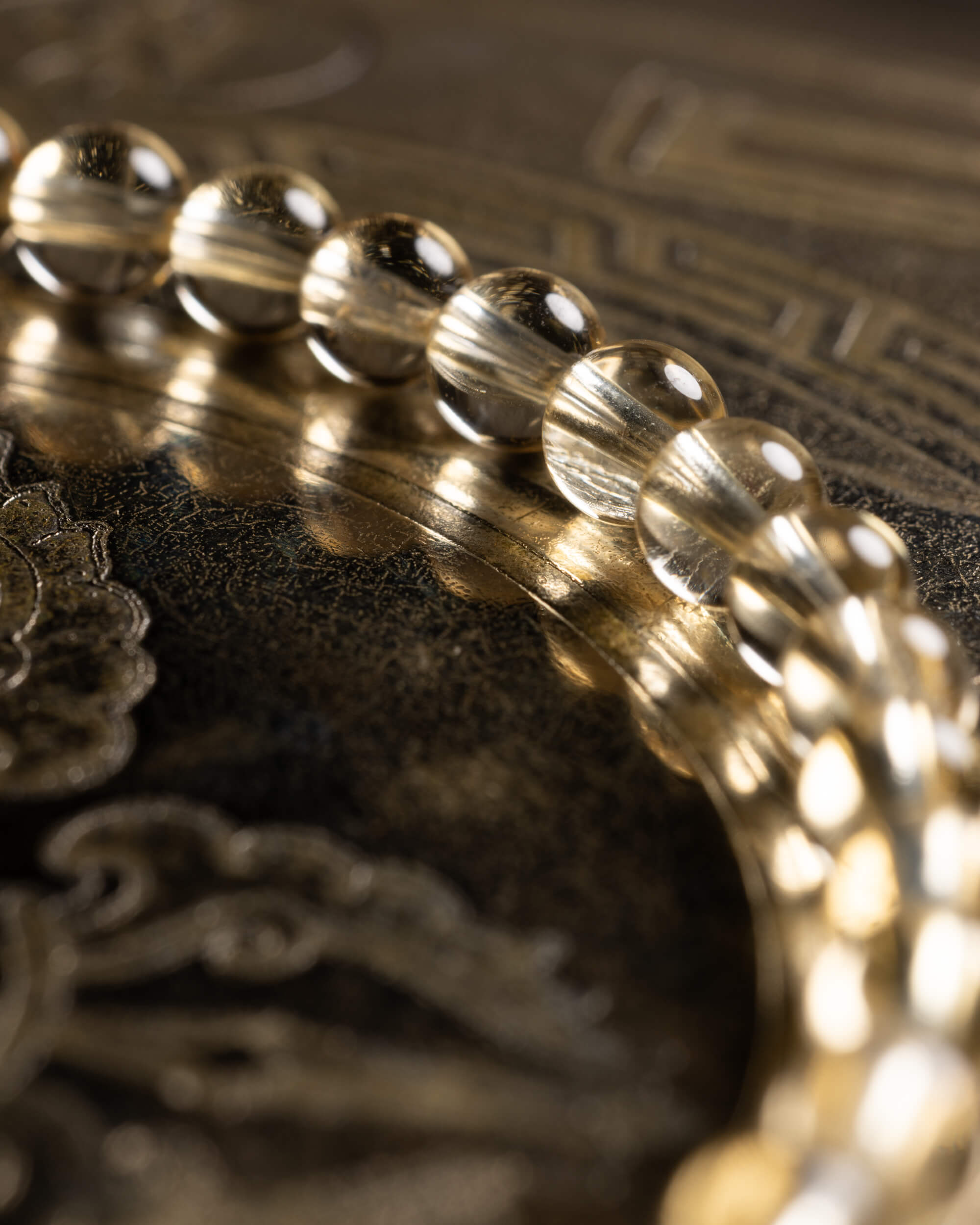 Pulsera de Citrino 4 mm - Luz y Abundancia Sutil