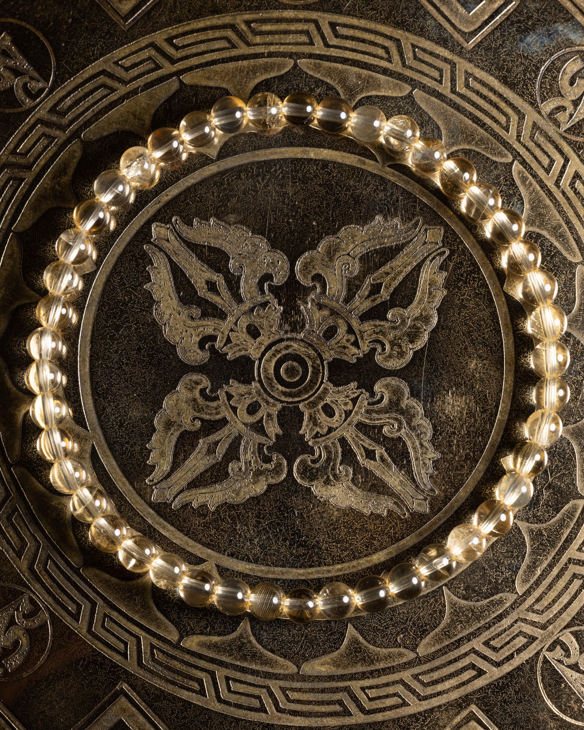 Pulsera de Citrino 4 mm - Luz y Abundancia Sutil