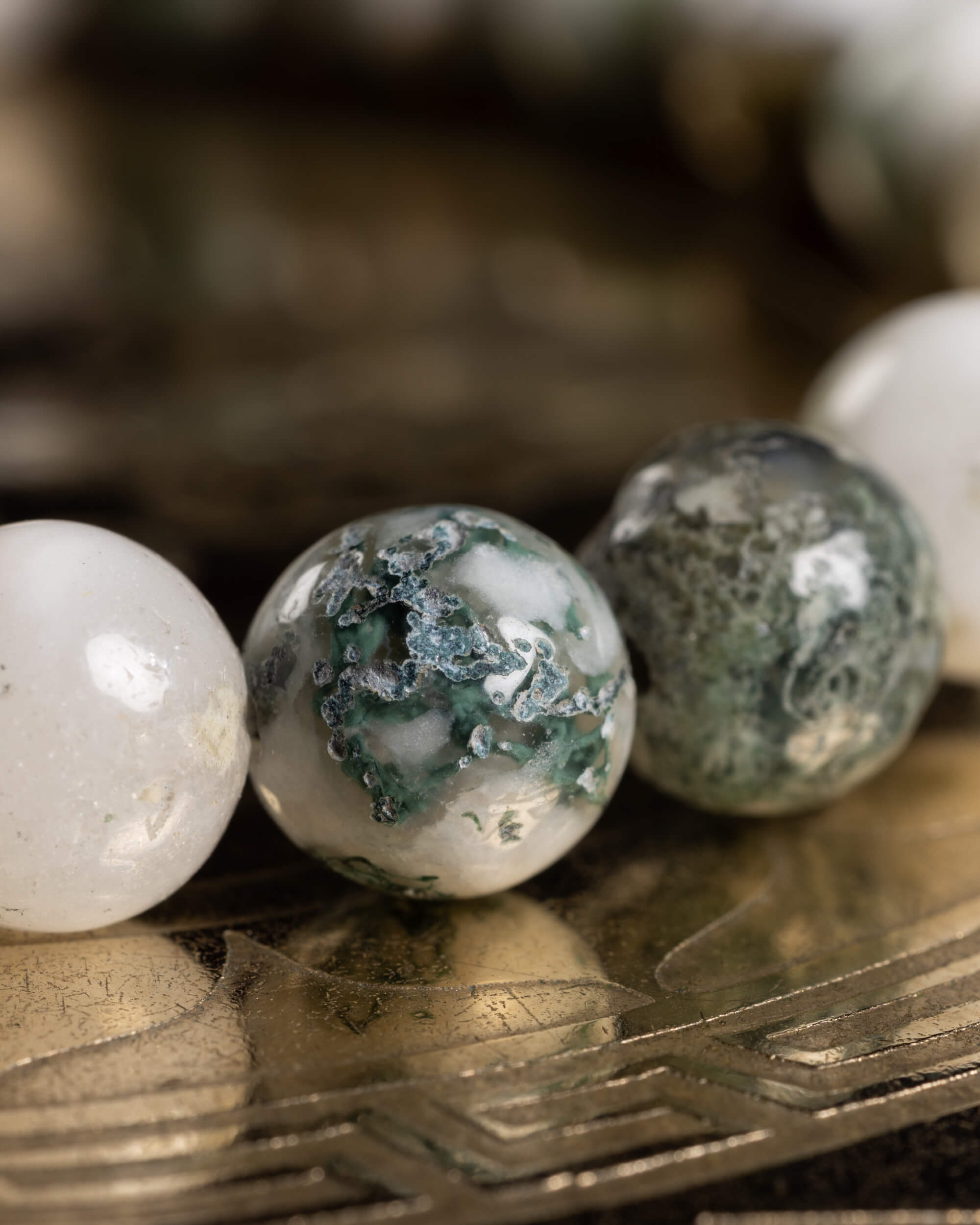 Pulsera de Ágata Árbol 8 mm - Arraigo Vivo y Conexión con la Naturaleza