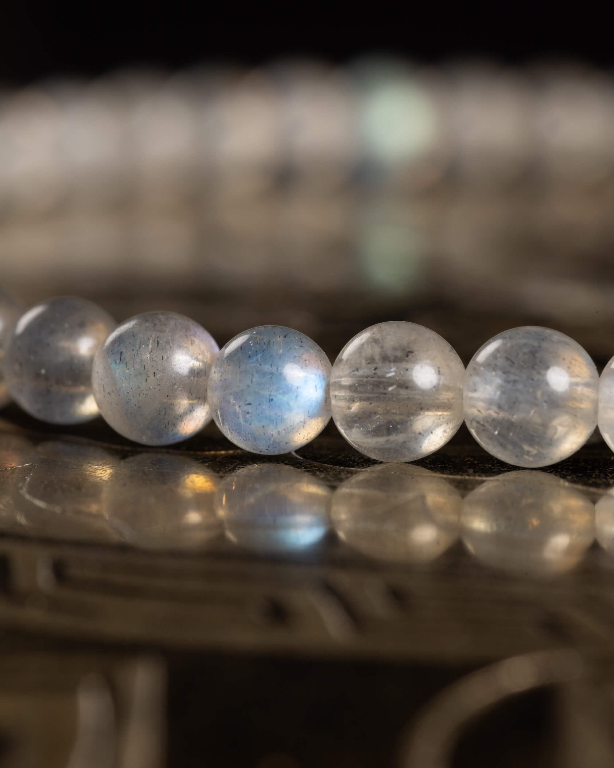 Pulsera de Labradorita 4 mm - Intuición y Visión Sutil