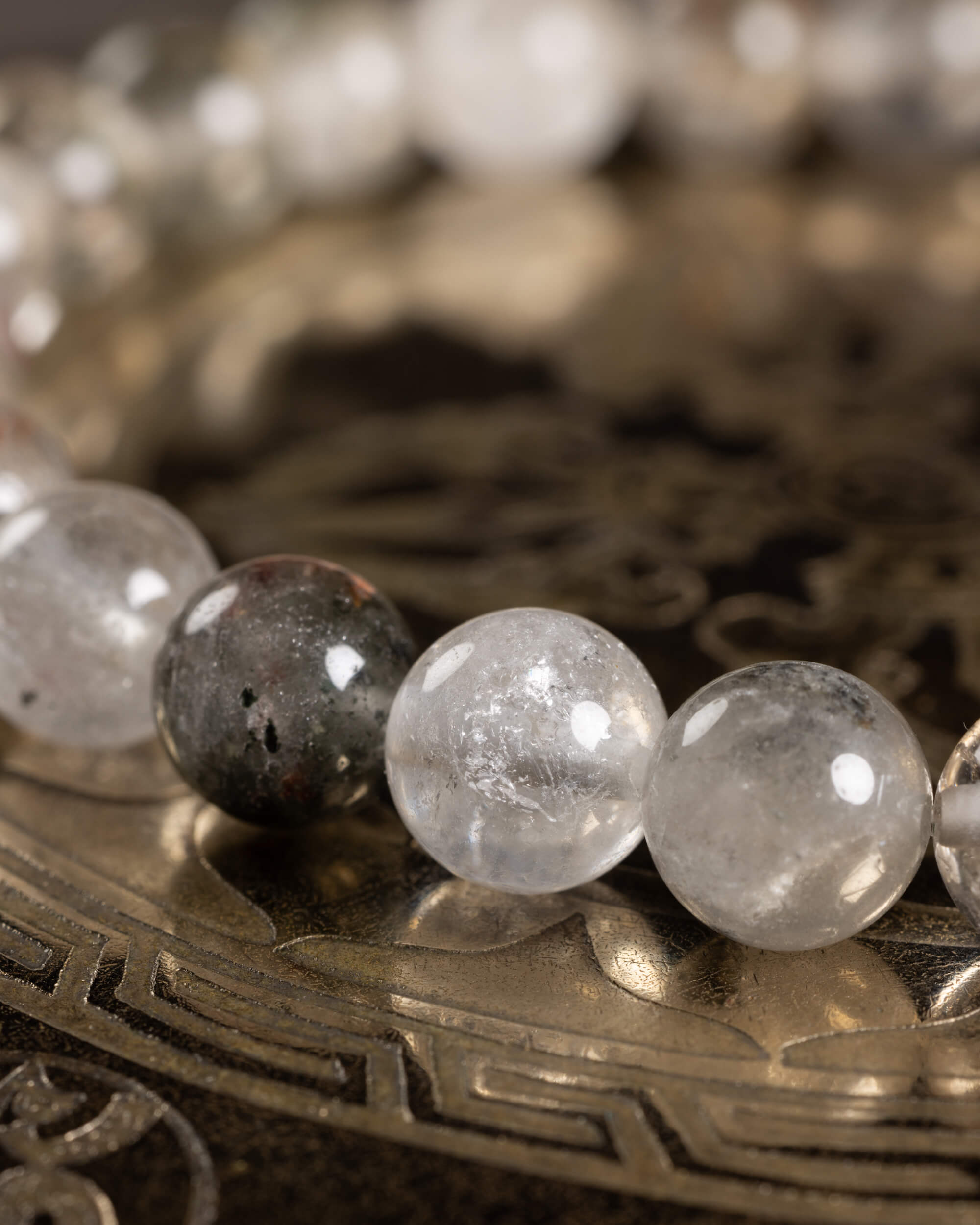 Pulsera de Lodalita (Cuarzo Chamánico) 8 mm - Visión y Paisaje Interno